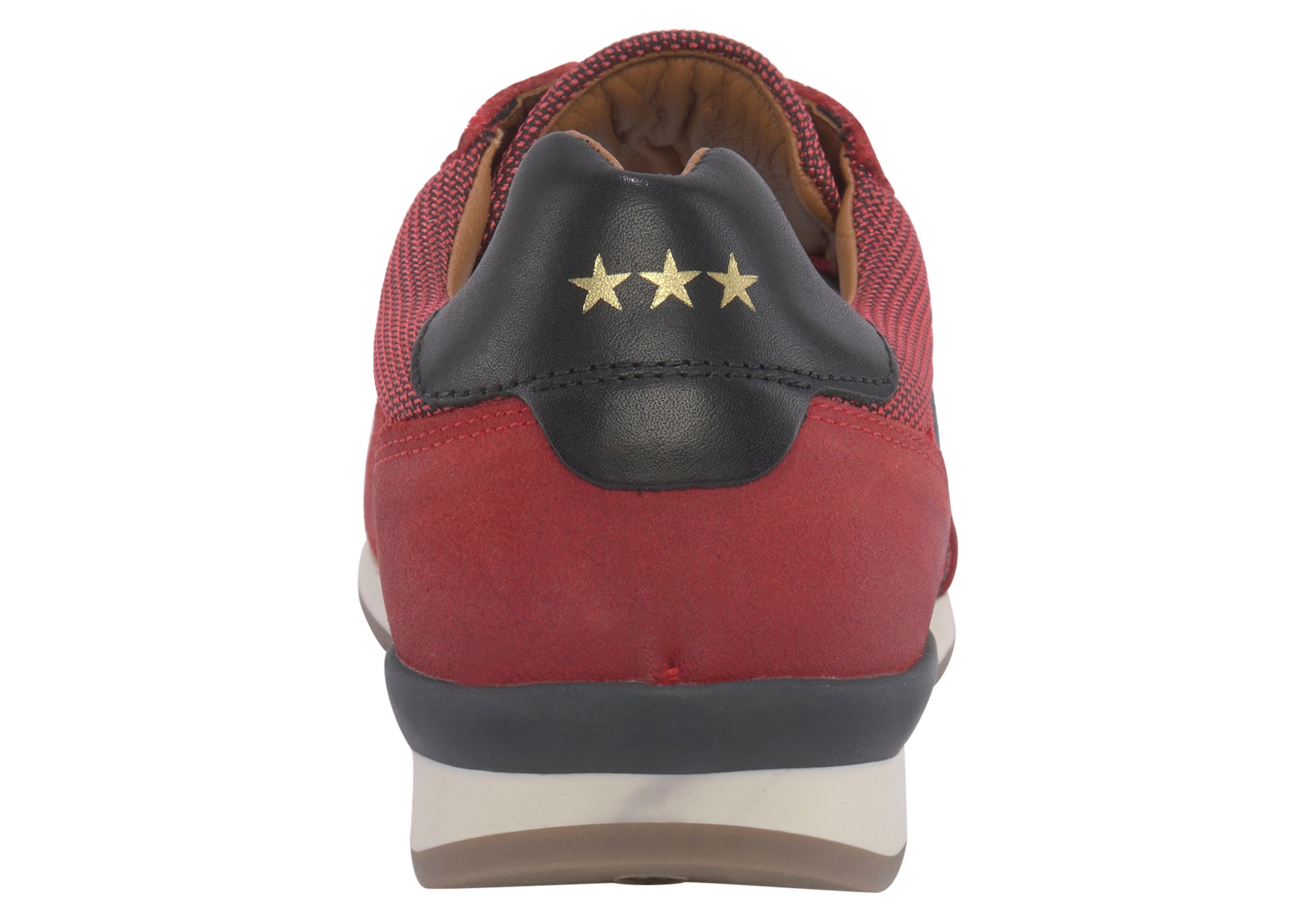 im UOMO LOW Pantofola Sneaker Business N rot RIZZA Look d´Oro Casual