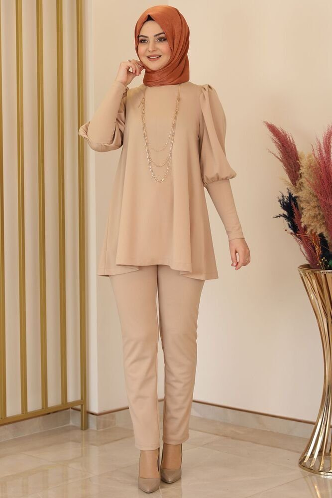 Modavitrini Tunika Damen Tunika Longtunika Hijab Tunika lange Tunika Modest (IKON)