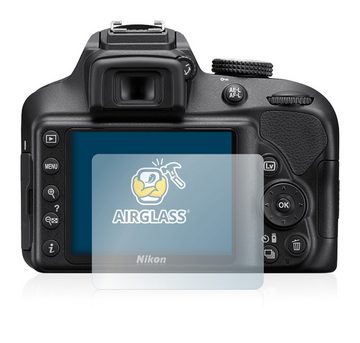 BROTECT flexible Panzerglasfolie für Nikon D3400, Displayschutzglas, Schutzglas Glasfolie klar