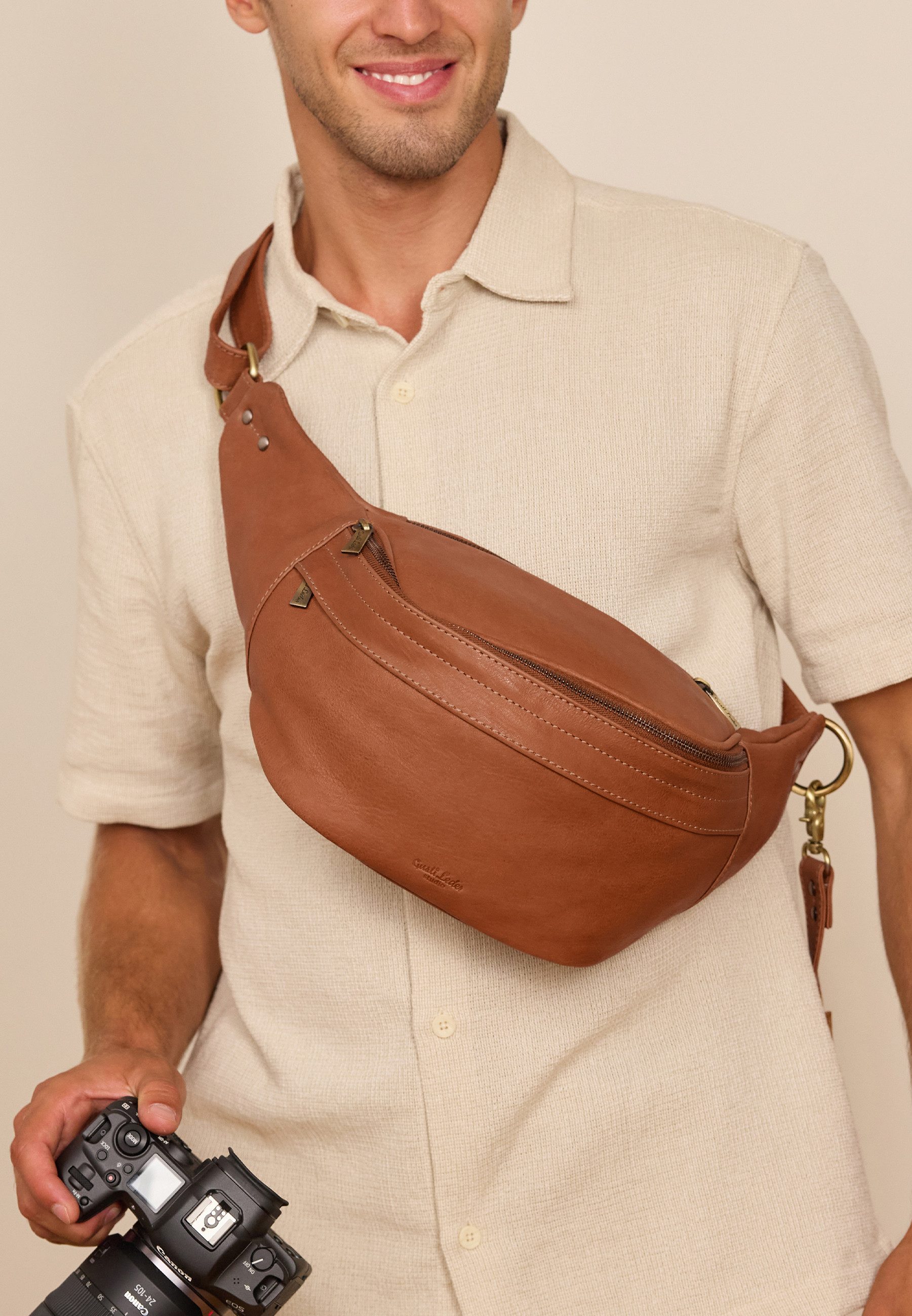 Gusti Leder Shopper Gusti Leder Kameratasche Paulo (1-tlg)