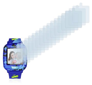 Savvies Schutzfolie für Fitonme Kids Smartwatch, Displayschutzfolie, 18 Stück, Folie klar
