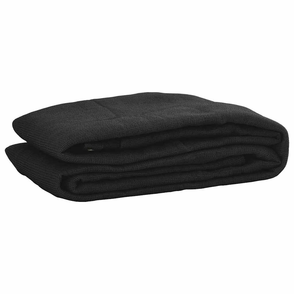 vidaXL Anhängernetz Containernetz HDPE 3 x 5 m Schwarz, BxL: 300x500 m, (1-St)