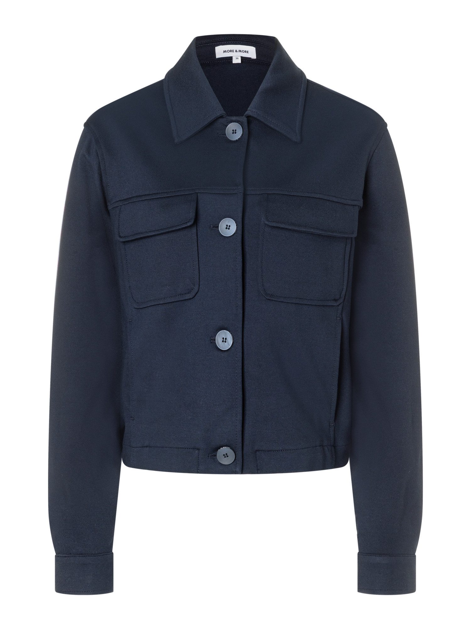 MORE&MORE Jackenblazer Blazerersatz, kurz, kastig günstig online kaufen