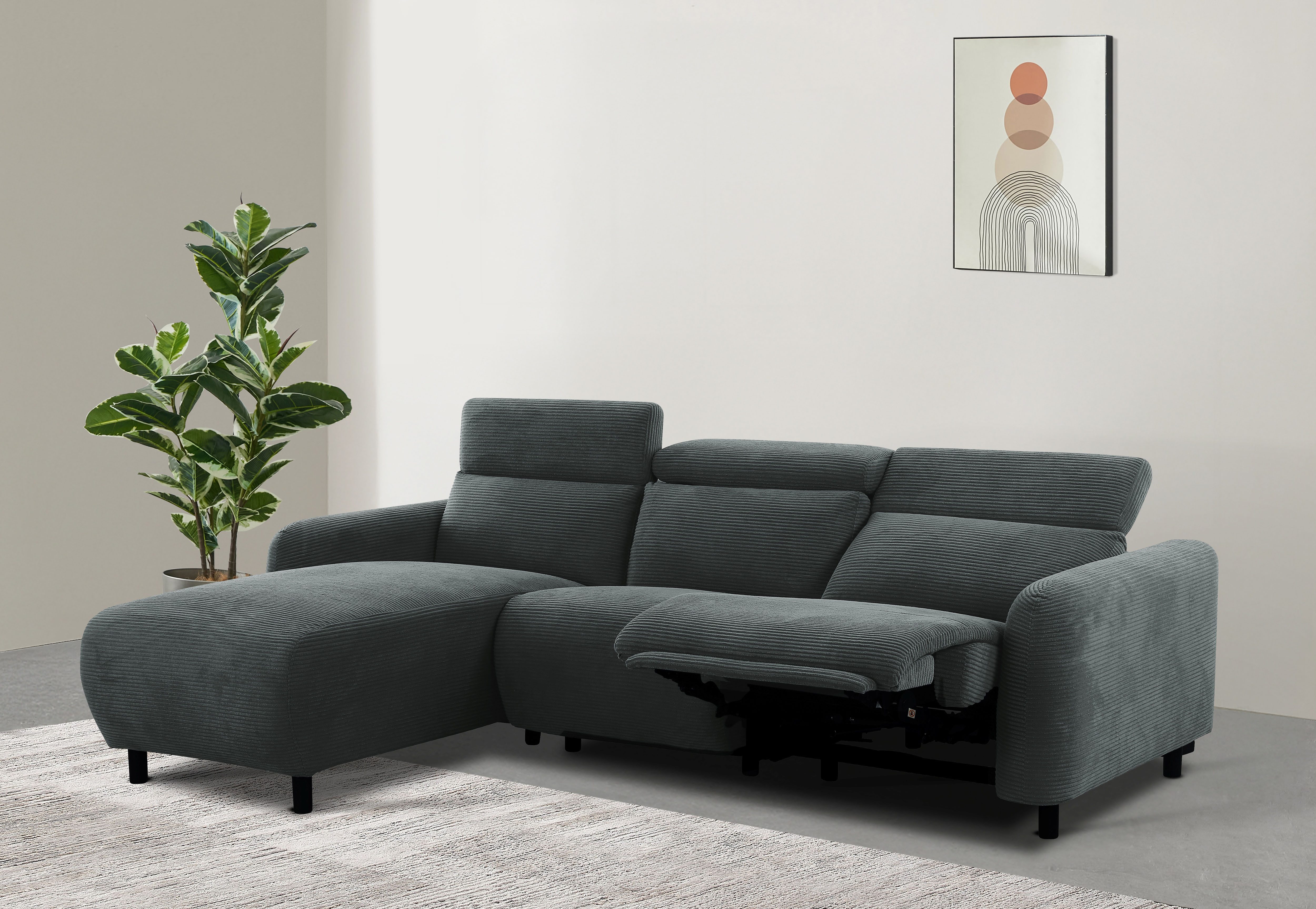 Home affaire Ecksofa SKAANE in Cord, günstig online kaufen