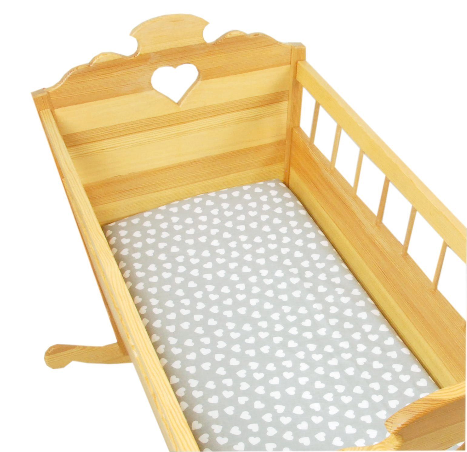 BabyLux Spannbettlaken BABYLUX Spannbettlaken 40x90 cm Spannbetttuch Beiste günstig online kaufen