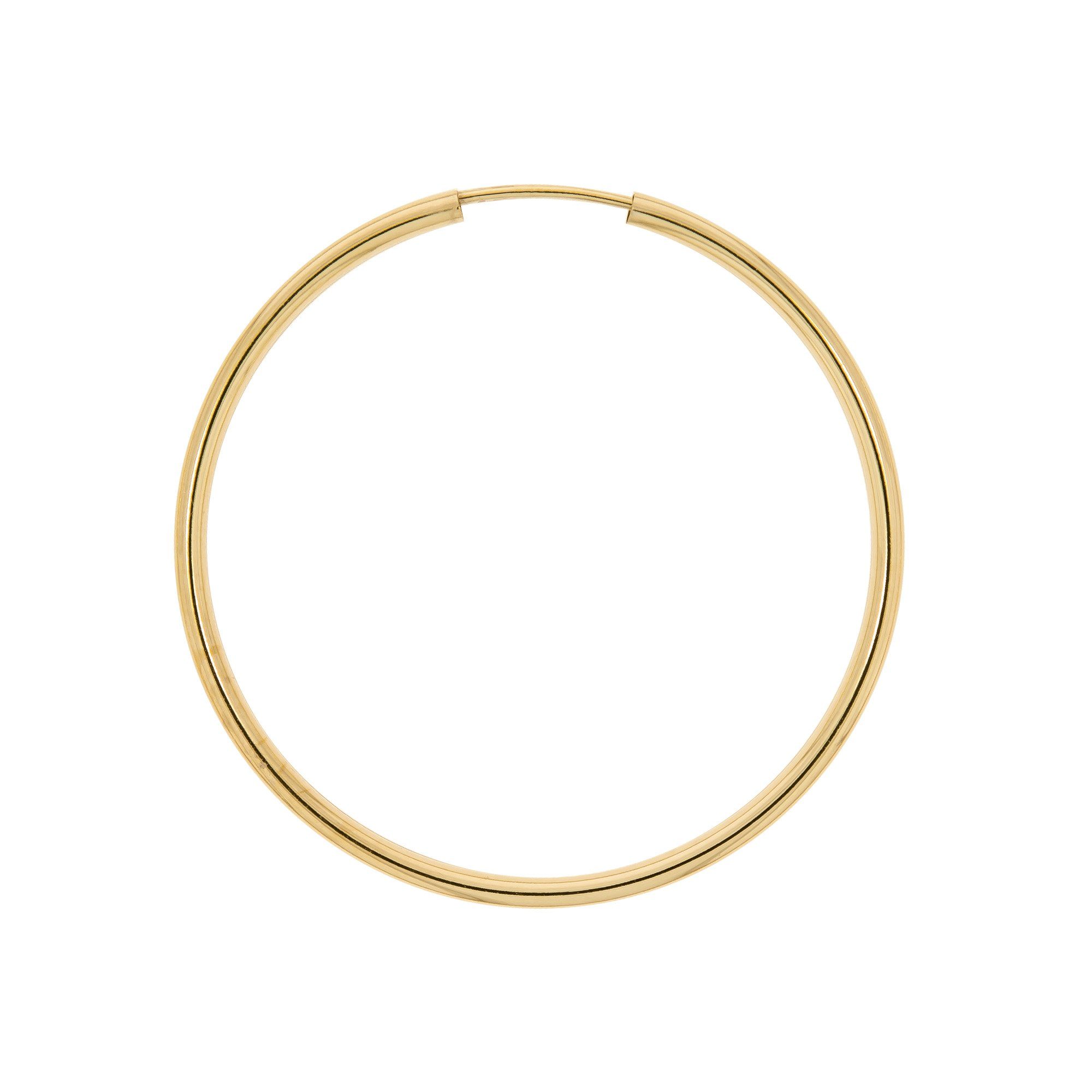 Vivance Paar Creolen 585/- Gelbgold glanz günstig online kaufen