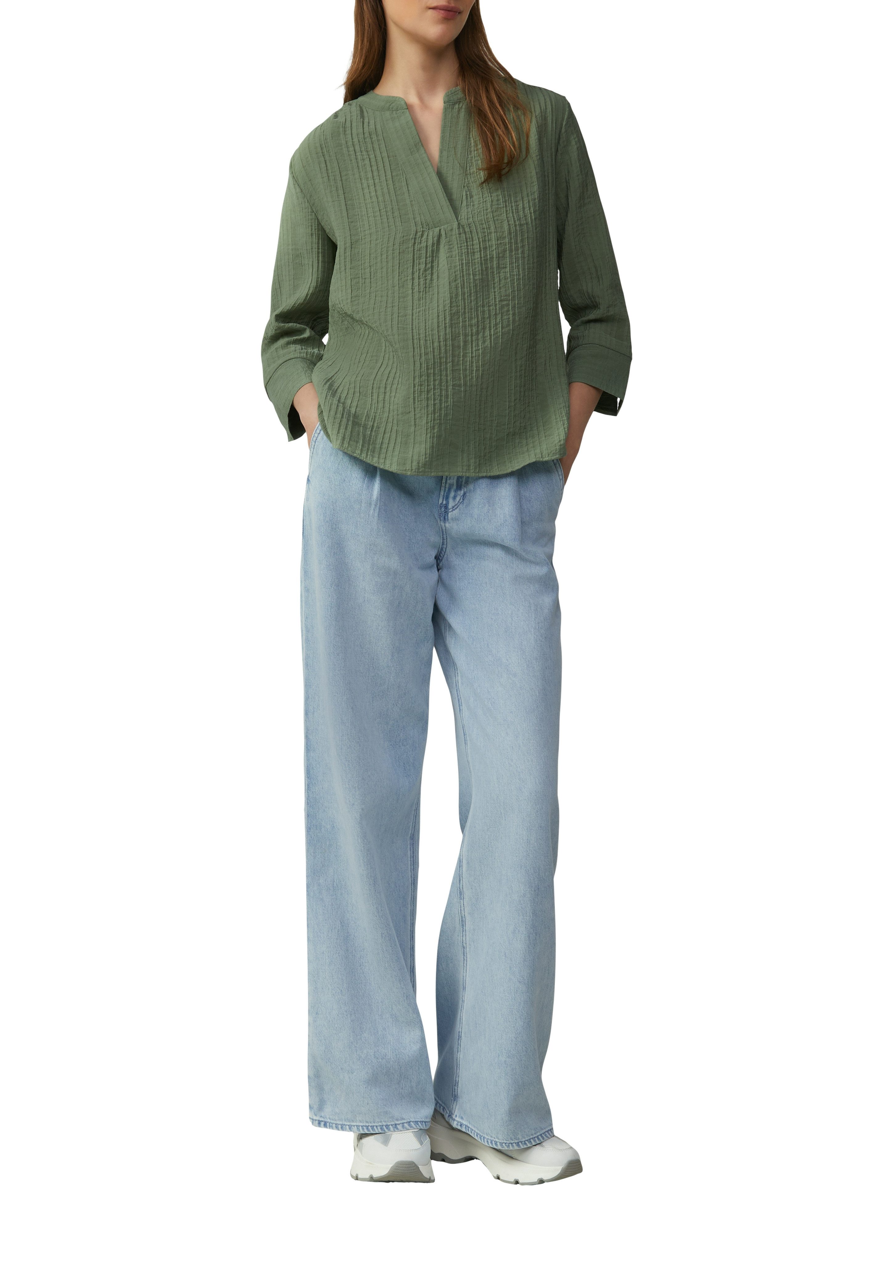 s.Oliver Shirtbluse mit 3/4-Ärmeln und im Tunika-Look günstig online kaufen