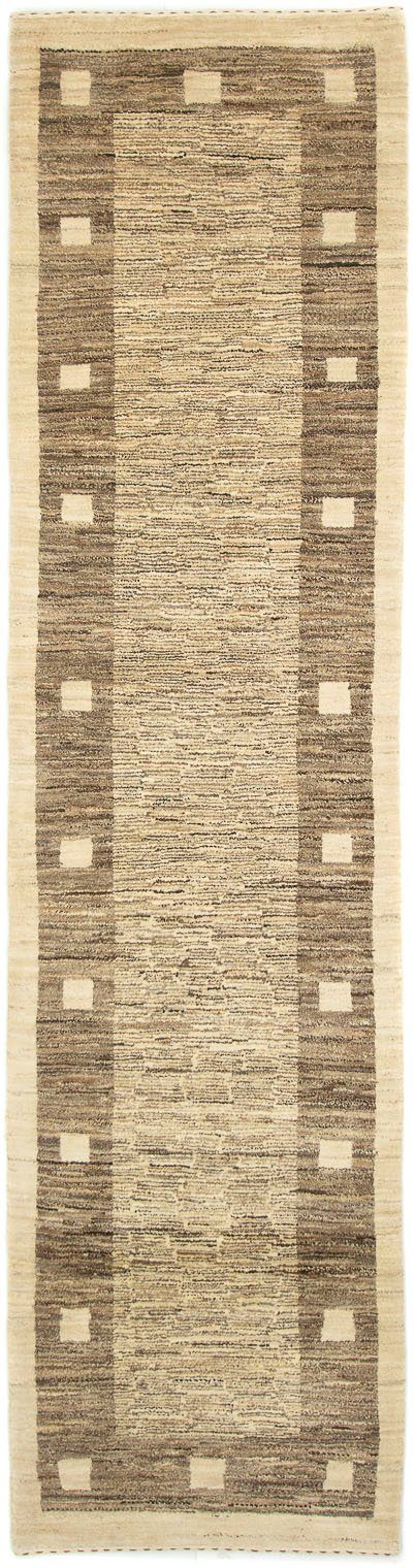 Wollteppich Gabbeh Teppich handgeknüpft morgenland, handgeknüpft grau, mm, 18 Höhe: rechteckig