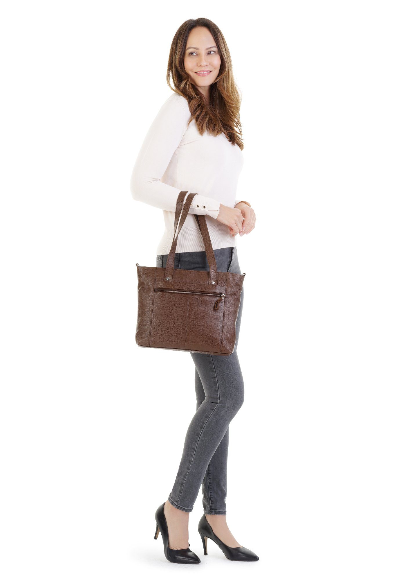Betty Barclay Shopper, echt Leder