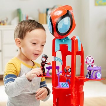 Hasbro Spielwelt Marvel Spidey and His Amazing Friends 2-in-1 Spider Raupe, mit Licht und Sound