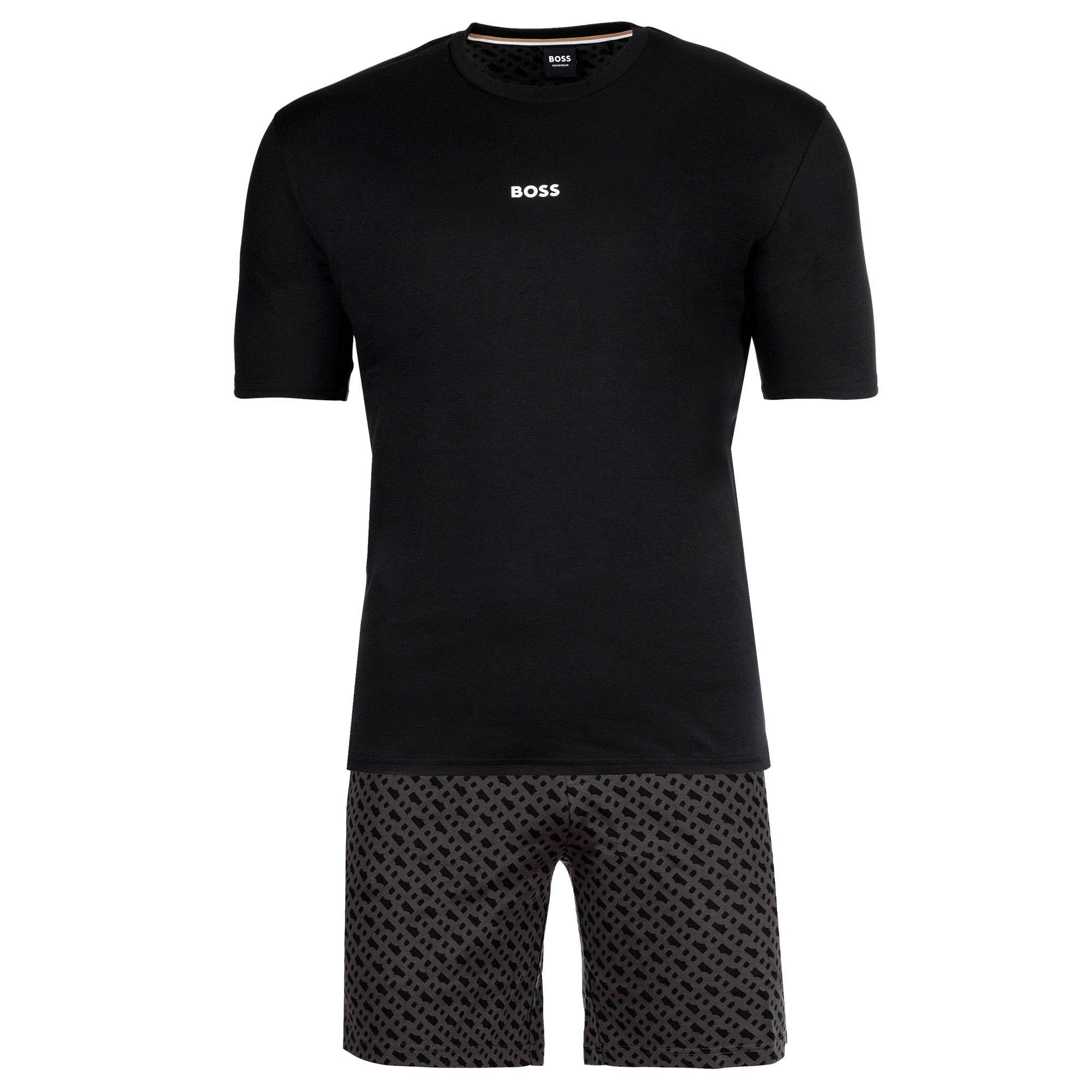 BOSS Pyjama Herren Pyjama Baumwolle Relax günstig online kaufen