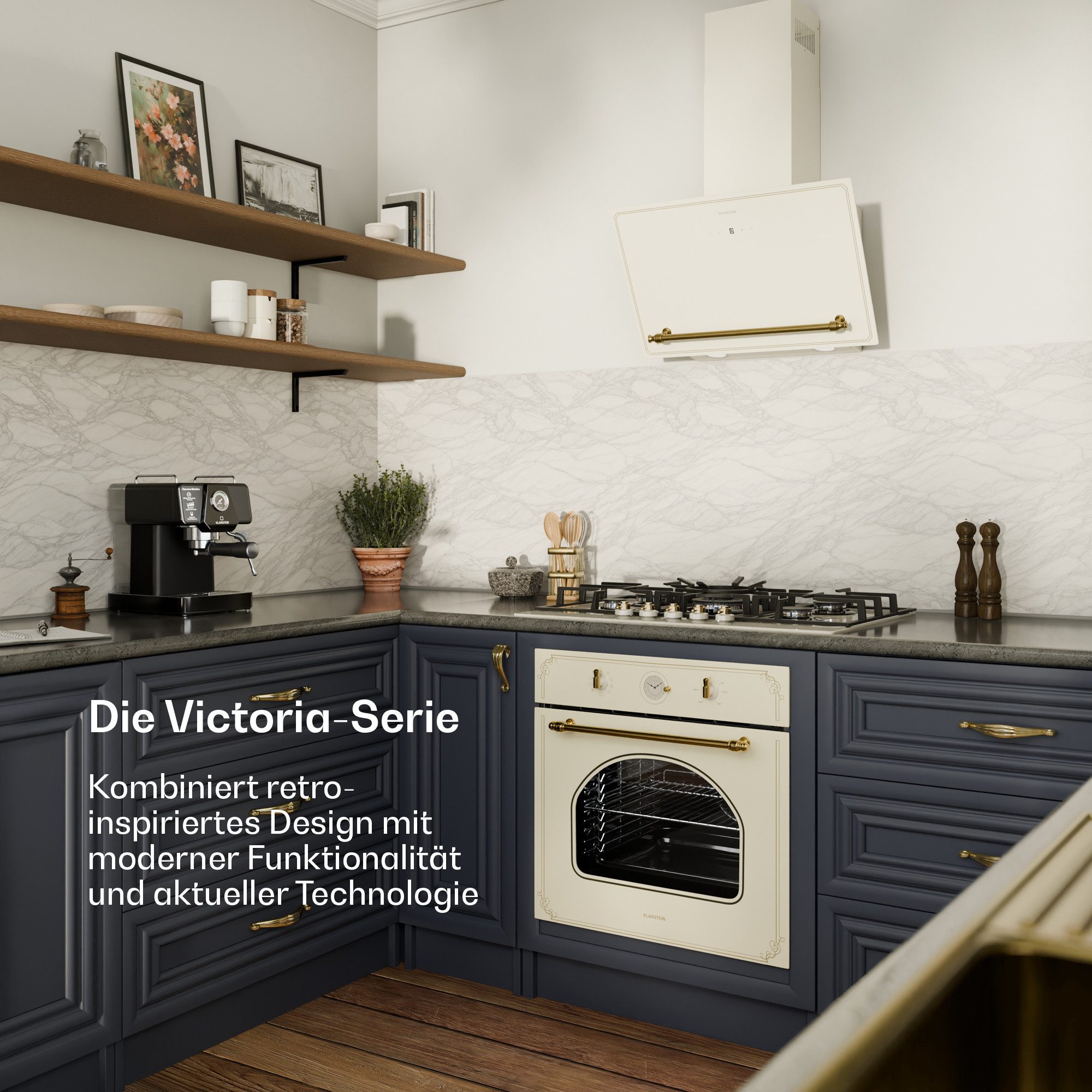 Klarstein Gas-Kochfeld Victoria 5 10038377, Einbau Gas Kochfeld 5 Platten Herdplatte Kochplatte Einbaukochfeld – Bild 3 von 5