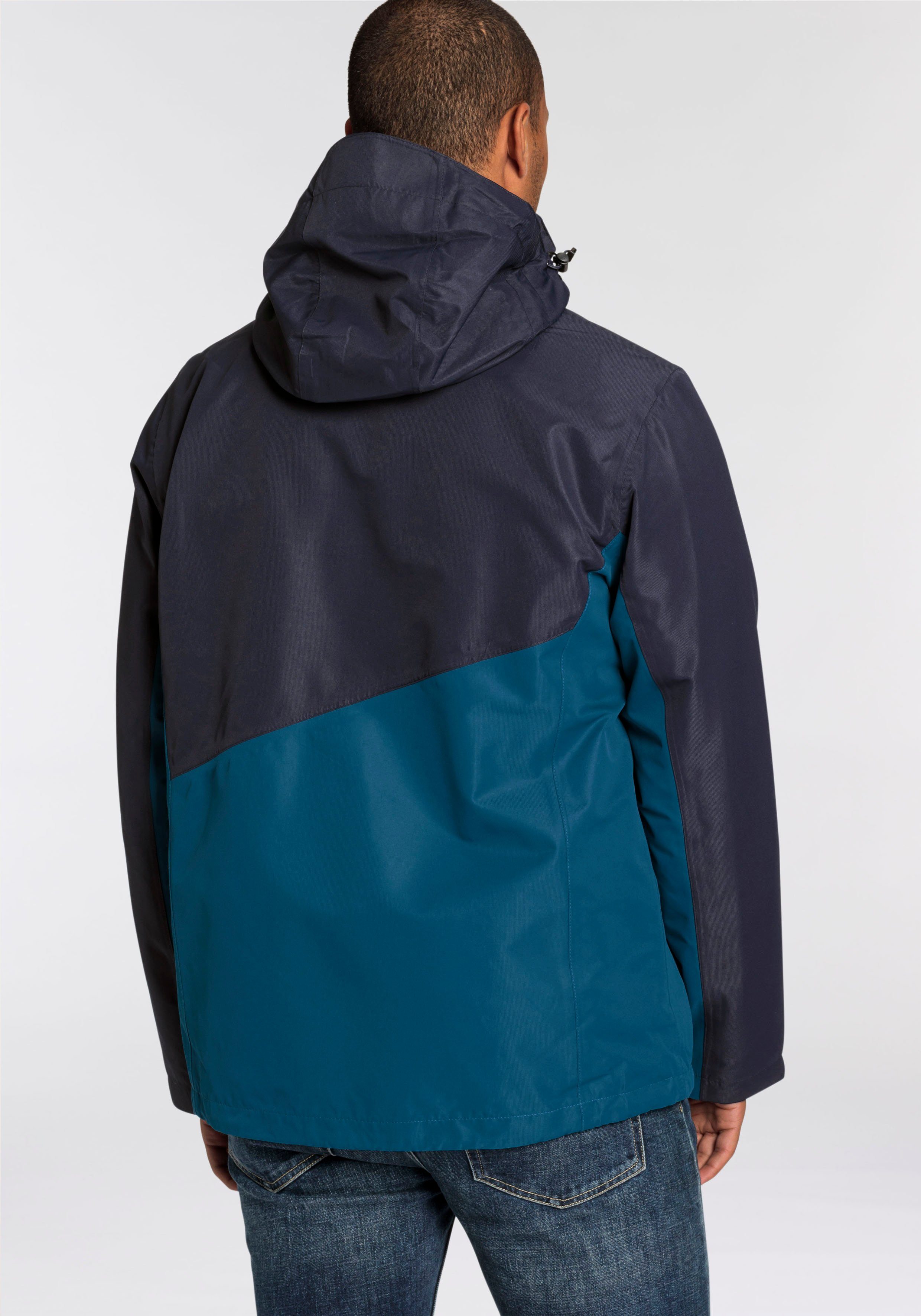 CMP & & trocknend Wärmend b.blue-petro Schnell 3-in-1-Funktionsjacke Atmungsaktiv