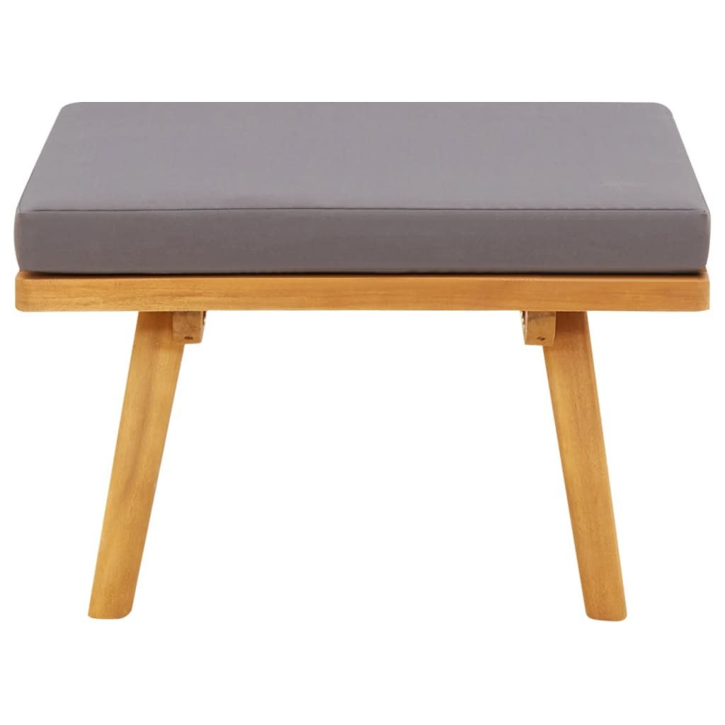 Garten-fußhocker Mit Auflage 60ã60ã29 Cm Akazie Massivholz günstig online kaufen