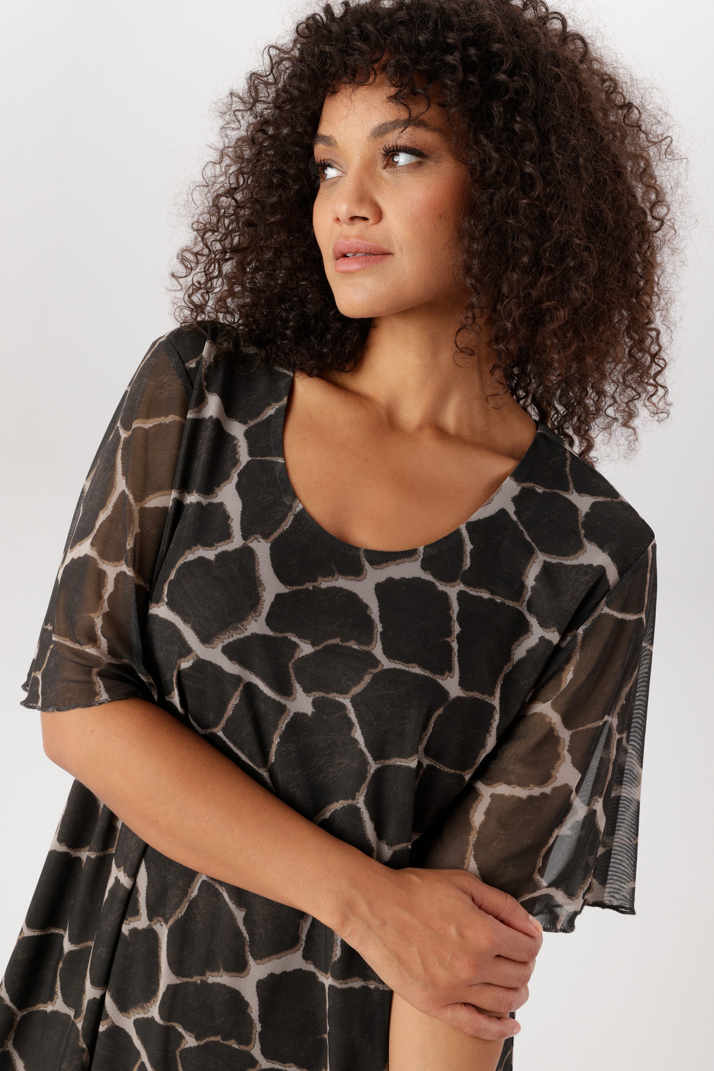 Aniston PLUS Meshkleid in trendigem Animalprint - NEUE KOLLEKTION – Bild 4 von 5