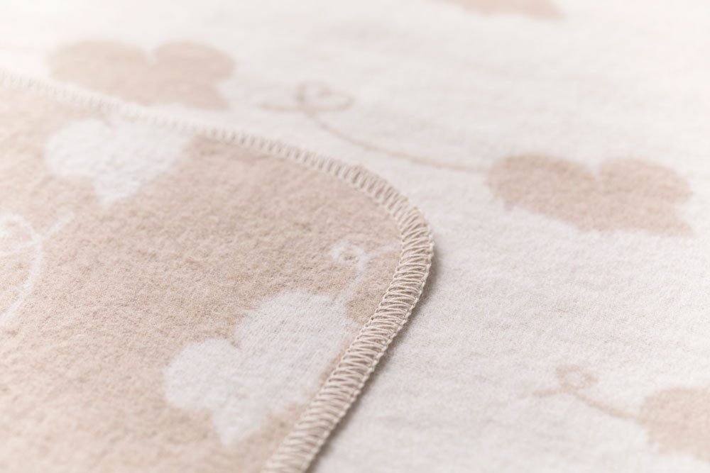 Babydecke Juwel in der Puppe 'Katze' 70 x 90 cm Natur, DAVID FUSSENEGGER