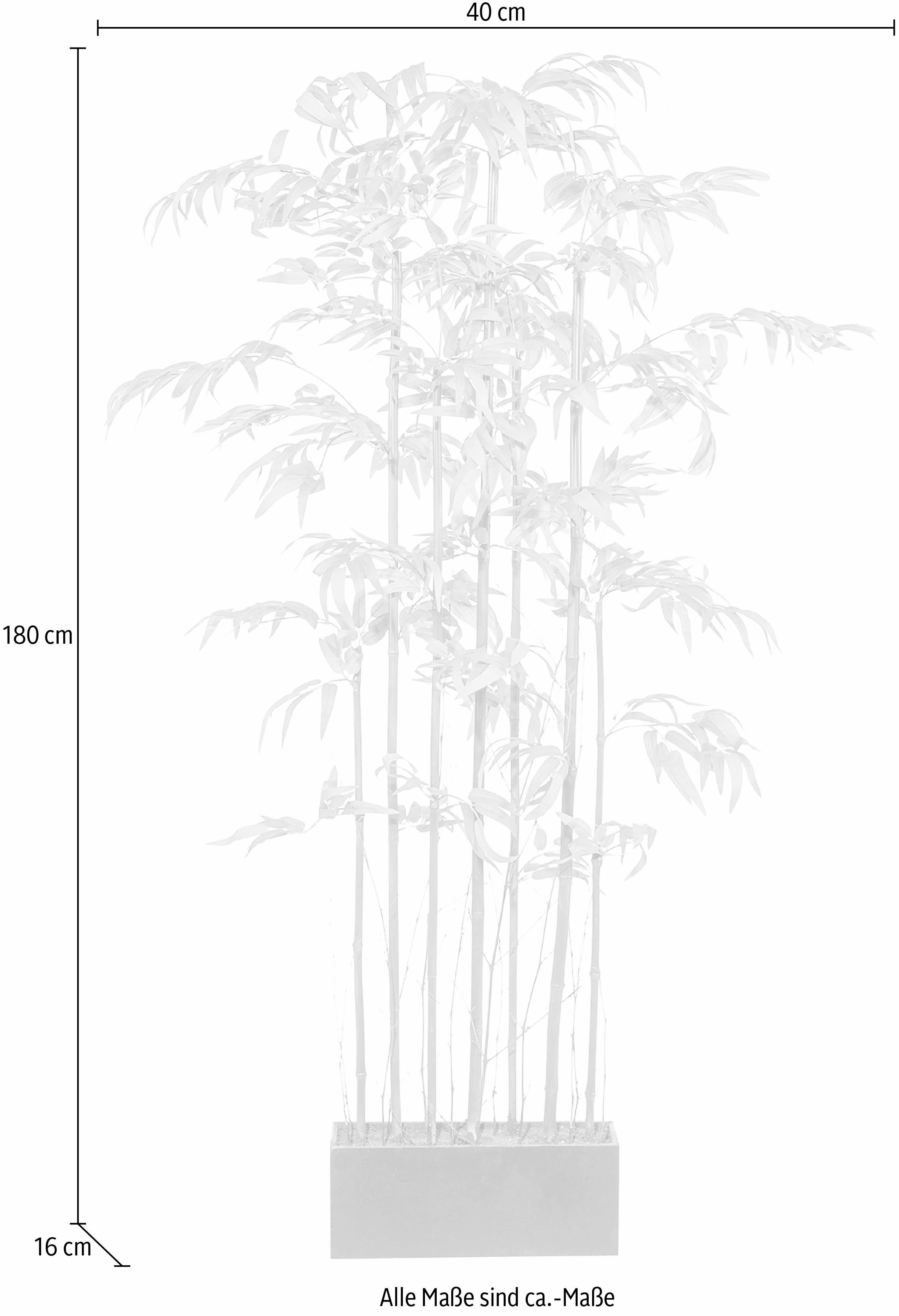 Kunstbambus Bambus Raumteiler, Creativ green, Höhe 180 cm