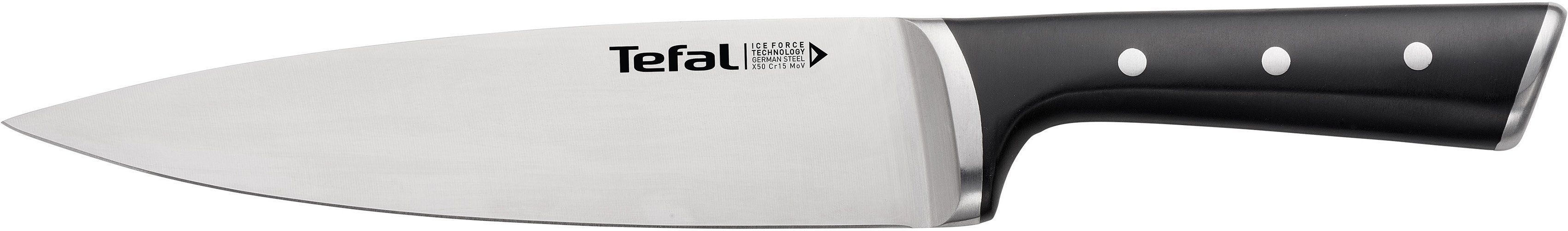 Tefal Pfannen-Set Ingenio Force Pfannen + 24/28cm, 4-tlg., On Antihaft-Pfannen 24/28 Force, Griff Induktion cm Unlimited Ice (Set, 20cm, Ice Kochmesser Set: Unlimited On Kochmesser), + Aluminium Ingenio 
