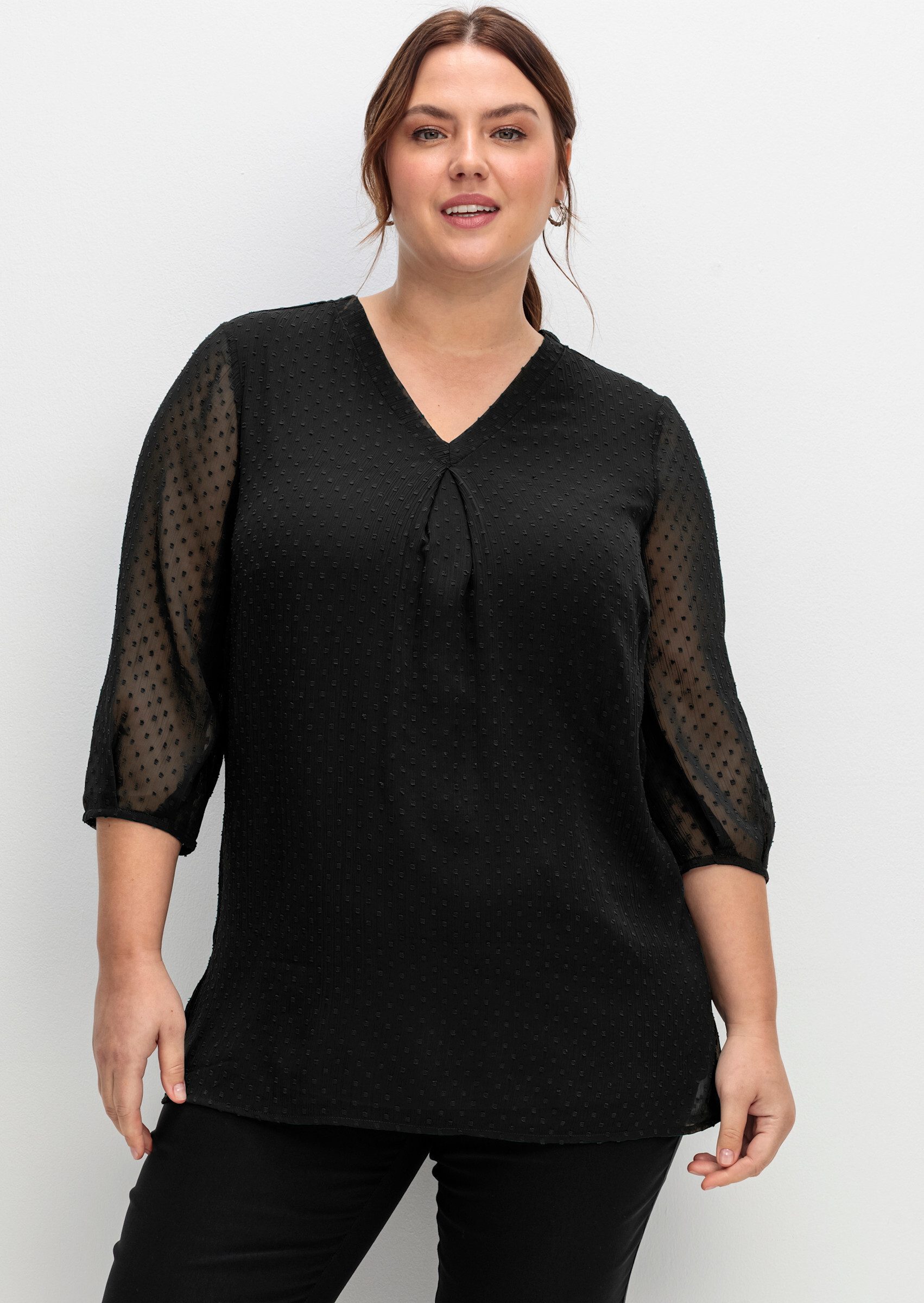 Sheego Klassische Bluse Tunika günstig online kaufen