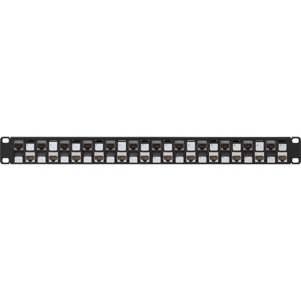 Renkforce 24 Port Netzwerk-Patchbox 483 mm (19) Unbestückt Unbestü Netzwerk-Patch-Panel