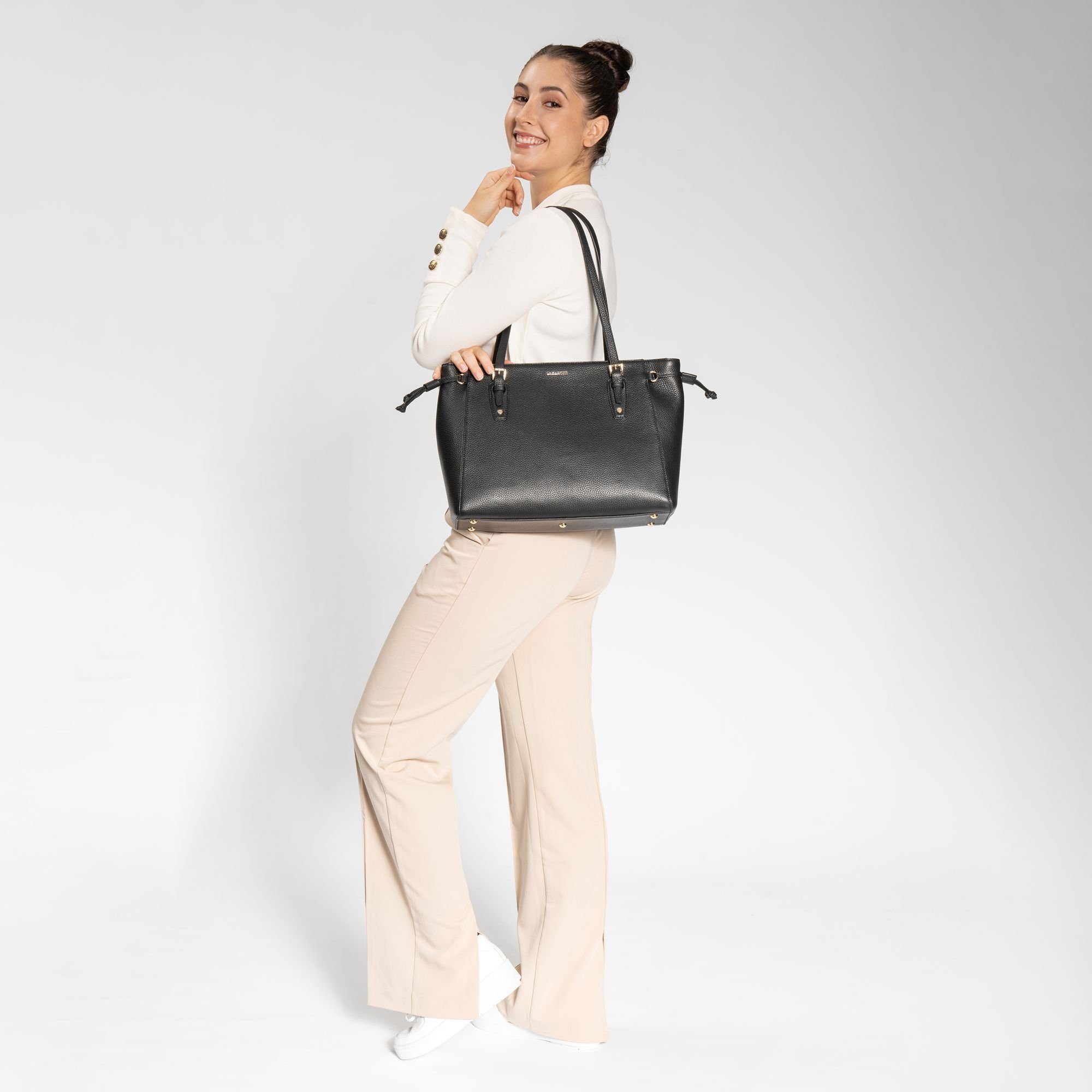 Lazarotti Shopper Bologna Leather, Leder