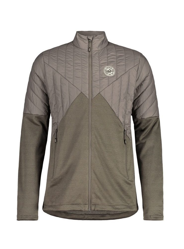 Maloja Hybridjacke ZunderschwammM (atmungsaktiv, wasserabweisend) stonegrau Herren