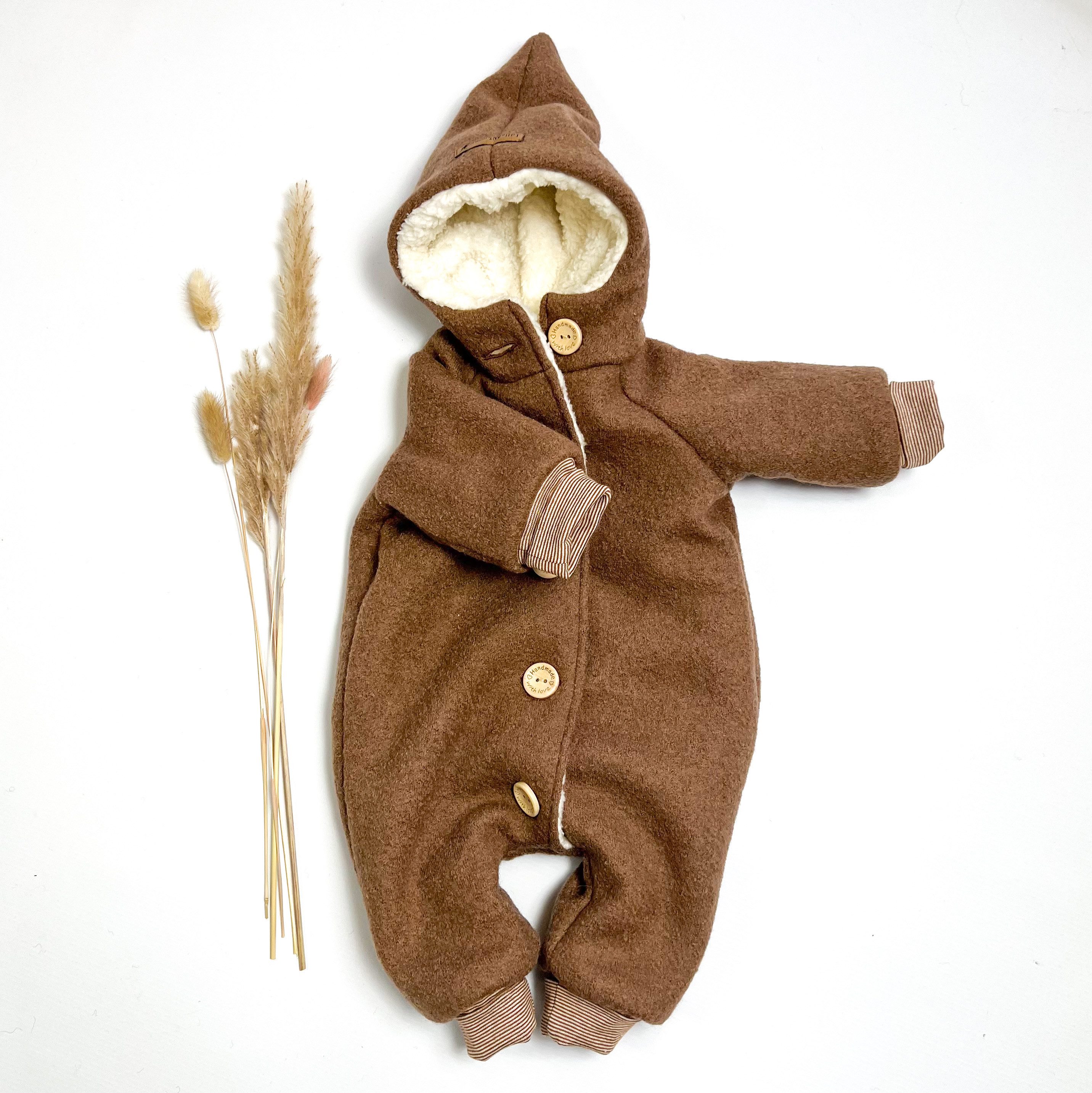 LittleANTunique Schneeoverall Walkoverall Wolloverall camel Natur günstig online kaufen
