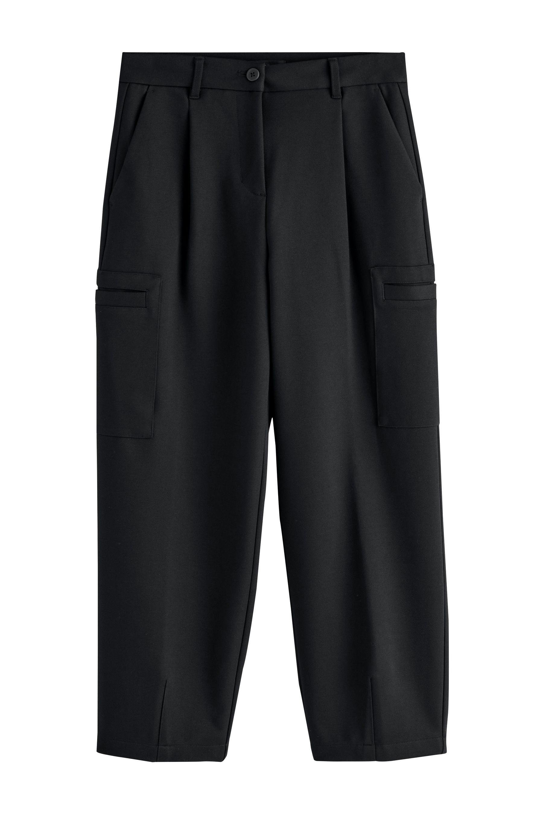 Next Cargohose Ponte-Cargohose mit Barrel-Beinschnitt (1-tlg)