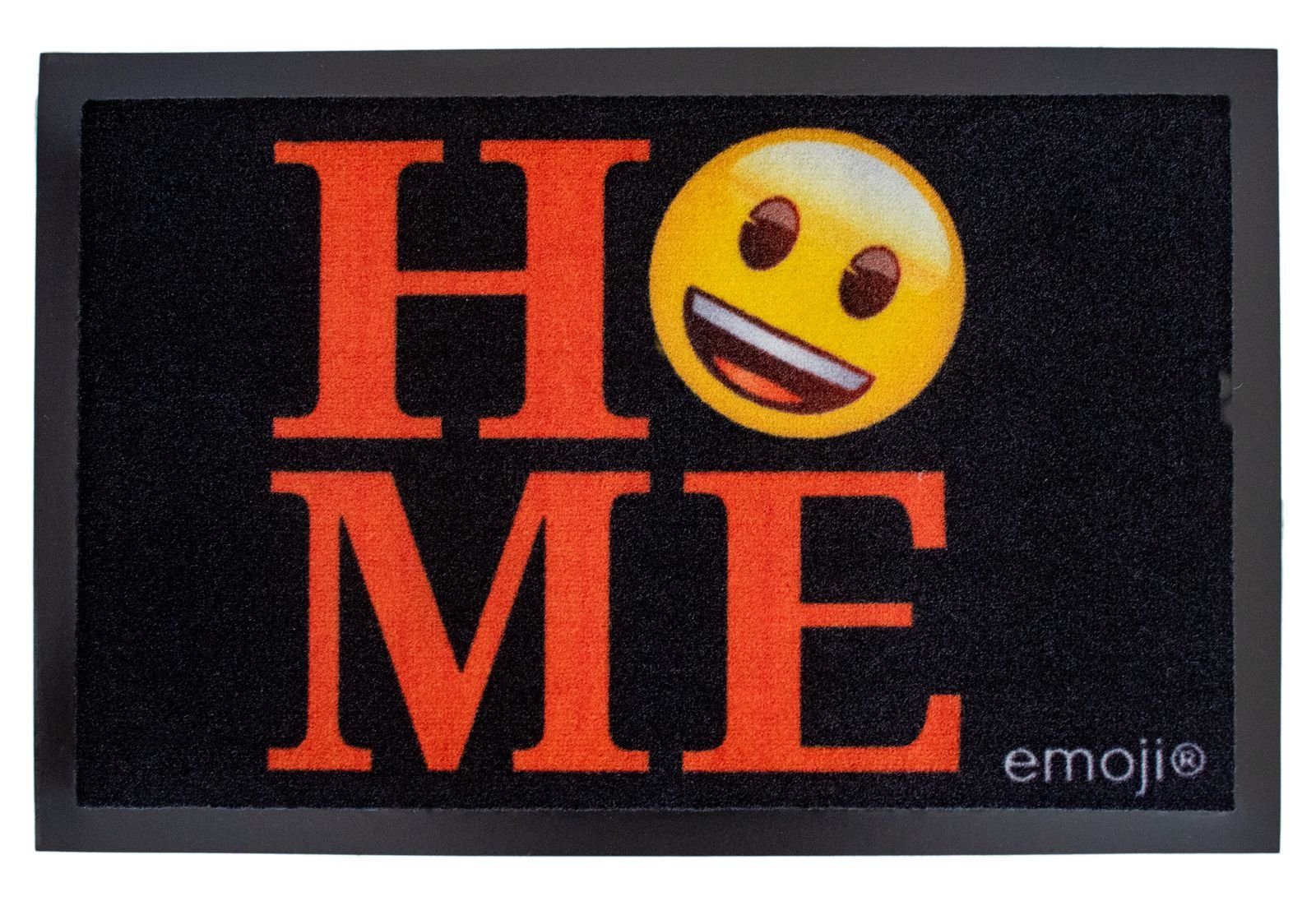 Höhe: emoji- Rechteckig, 3 HOME mm Rockbites, cm, Fußmatte Türmatte 60x40