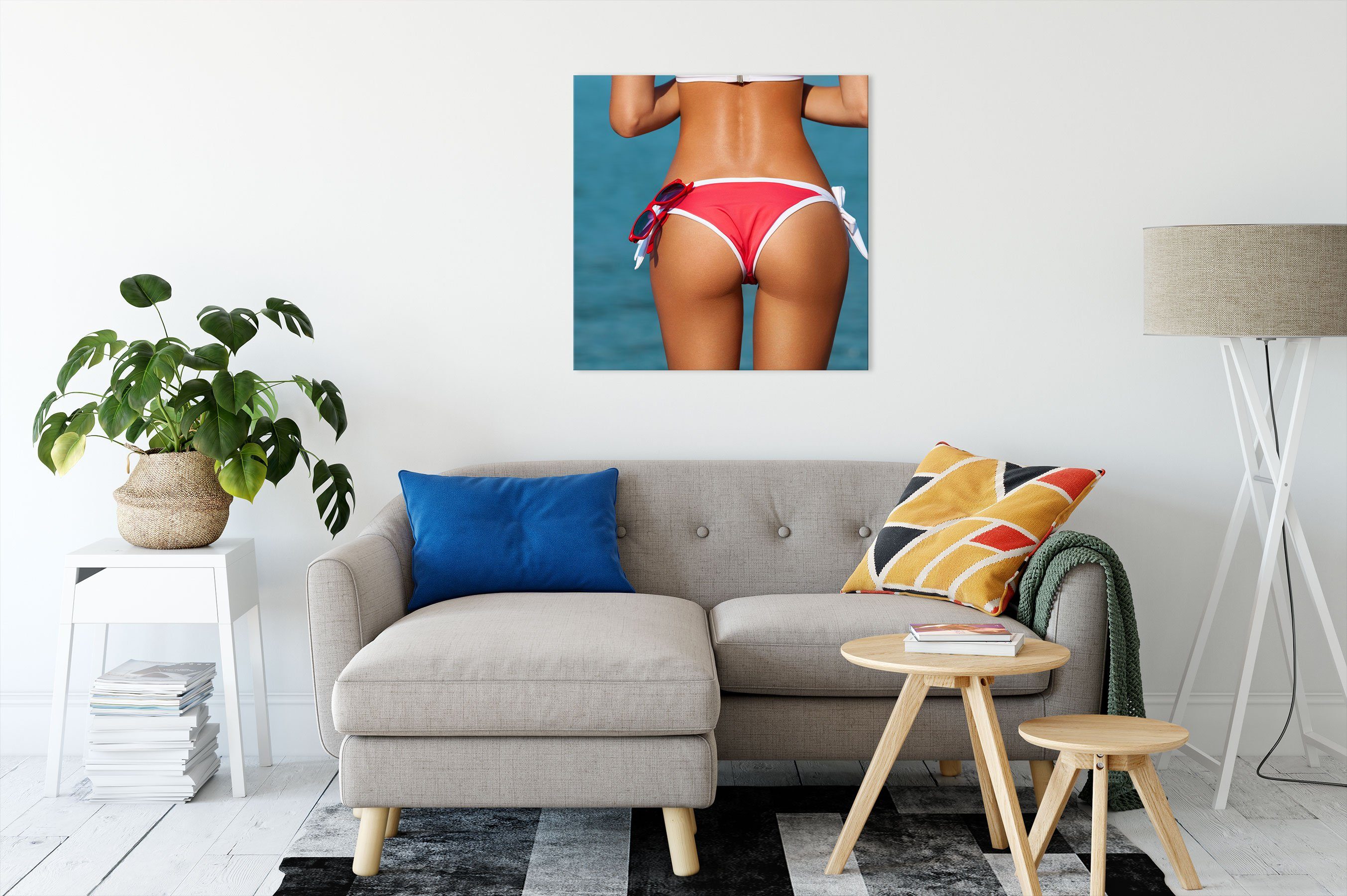 Pixxprint Leinwandbild Sexy Po, Sexy Po günstig online kaufen
