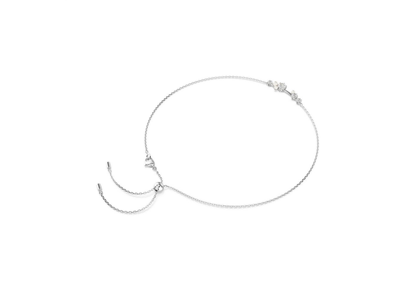 Swarovski Edelstahlkette weiß... Swarovski Edelstahlkette weiß...