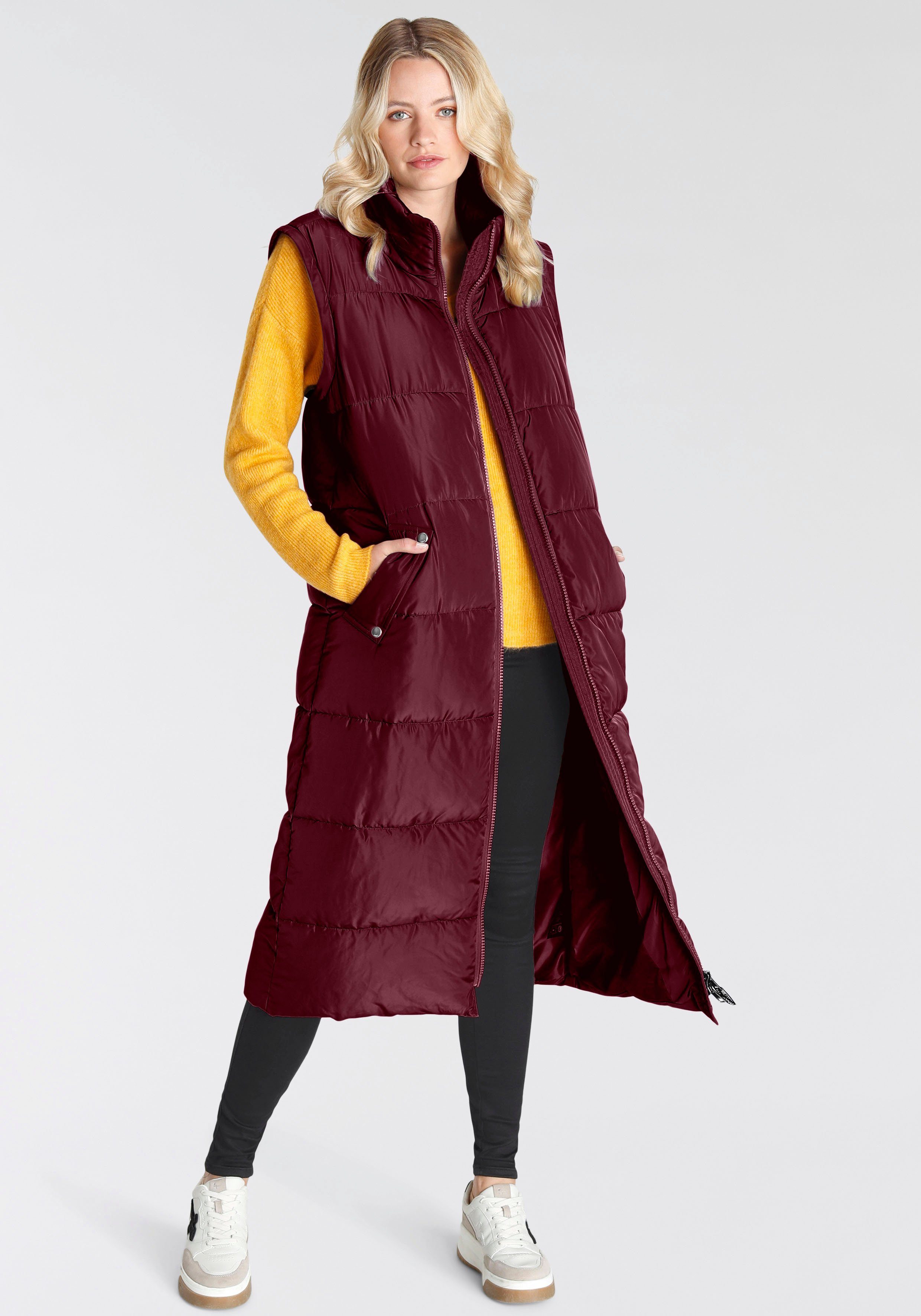 ONLY Steppmantel ONLIRINA X-LONG 2IN1 PUFFER OTW auch als Weste tragbar günstig online kaufen