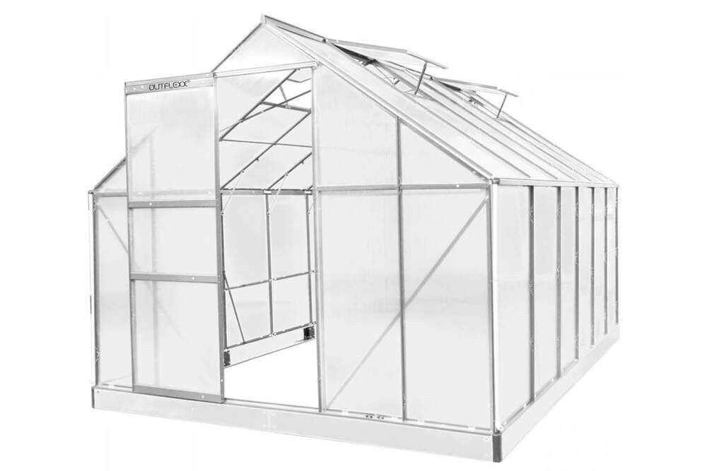 OUTFLEXX Gewächshaus silberfarben | Rab...