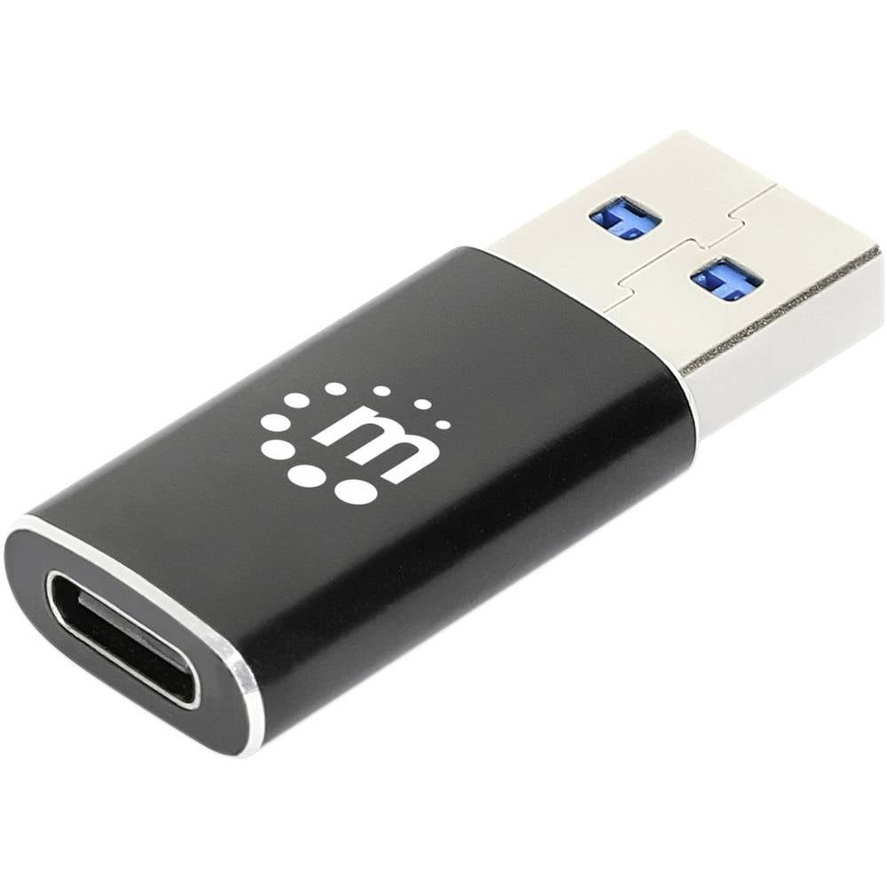 MANHATTAN USB-A auf USB-C-Adapter USB 3.2 Gen 2 Typ A-Stecker auf Typ 153980 USB-Adapter