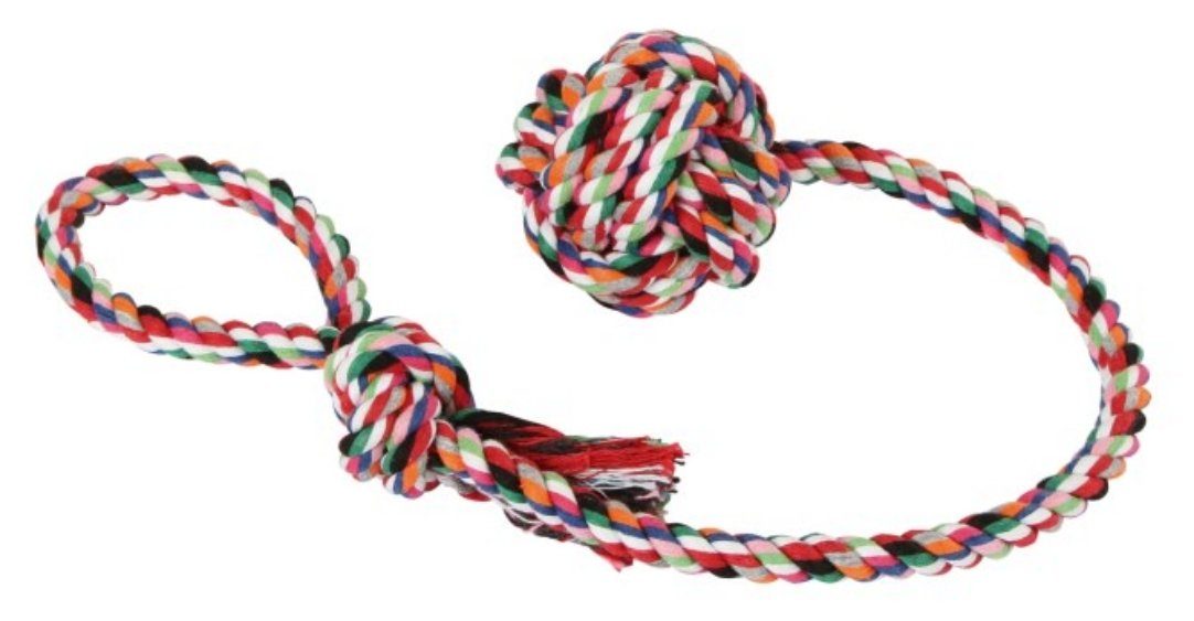 Kerbl Zerrspielzeug Ball am Seil Länge 53 cm 82322, (1-tlg)