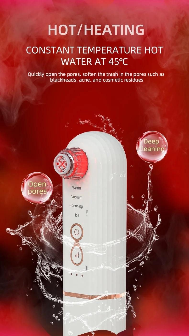 Lalano`S Cosmetics Porenreiniger Lalano’S Cosmetics Porenreiniger mit Vakuum, Hot & Cool Funktion, 2-Kammersystem, Tiefenreinigung & Hautstraffung, Mitesserentferner für Gesicht & Nase, Gesichtsmassagegerät
