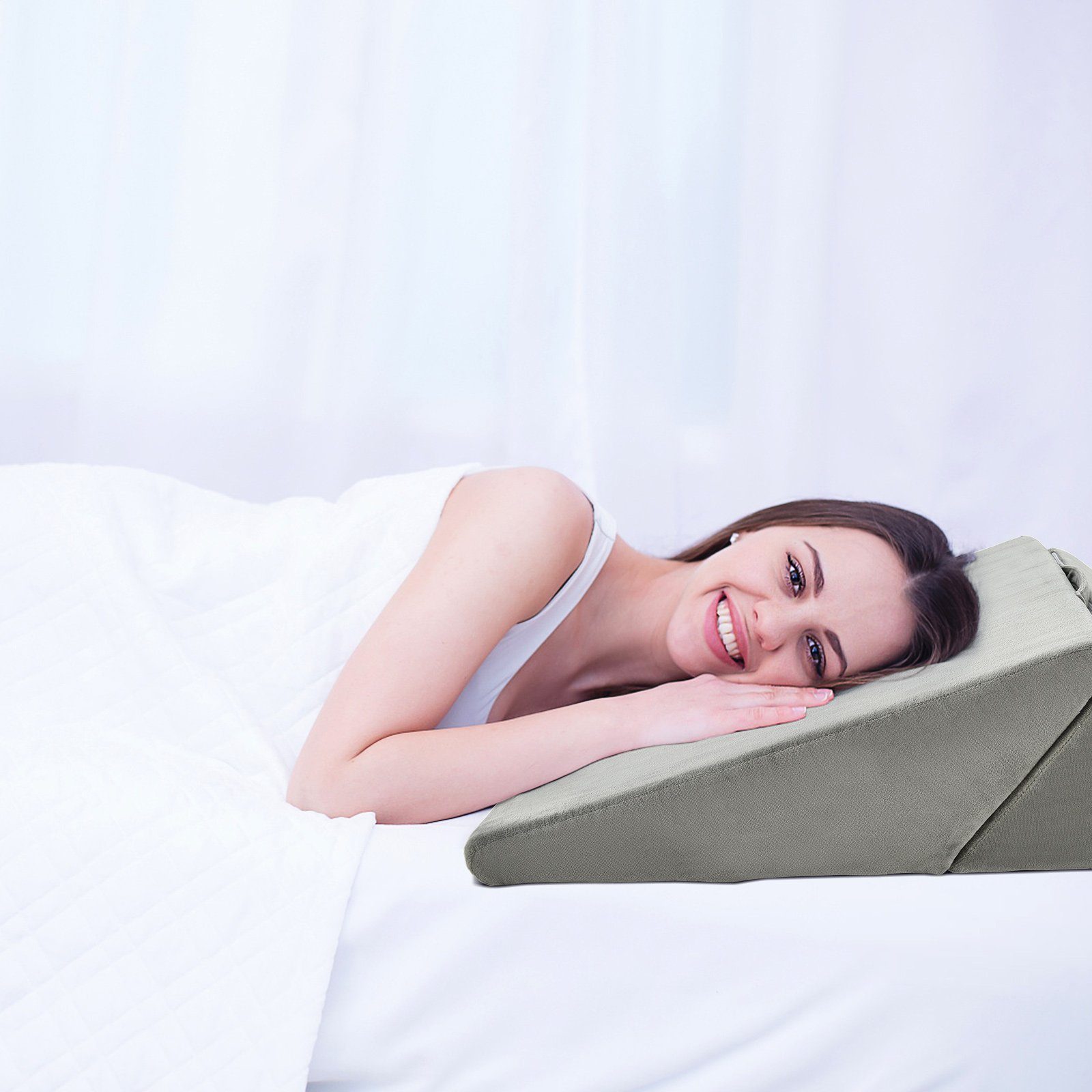 COSTWAY Kopfkissen, Füllung: Memory Foam, Rückenschläfer, günstig online kaufen