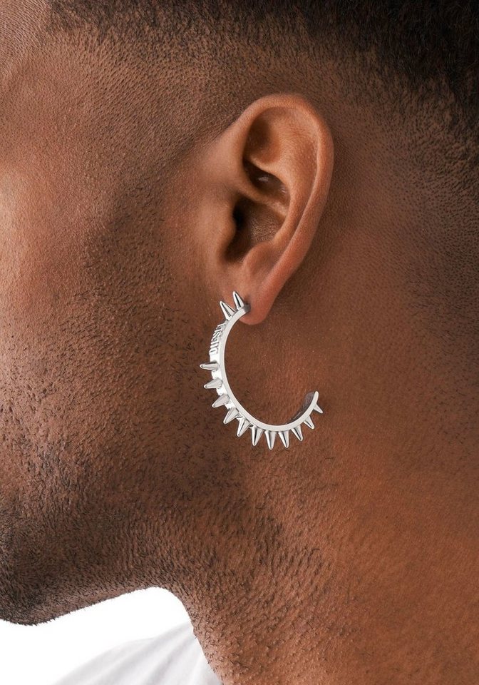 Diesel Paar Creolen Schmuck Edelstahl Oh... Diesel Paar Creolen Schmuck Edelstahl Oh...