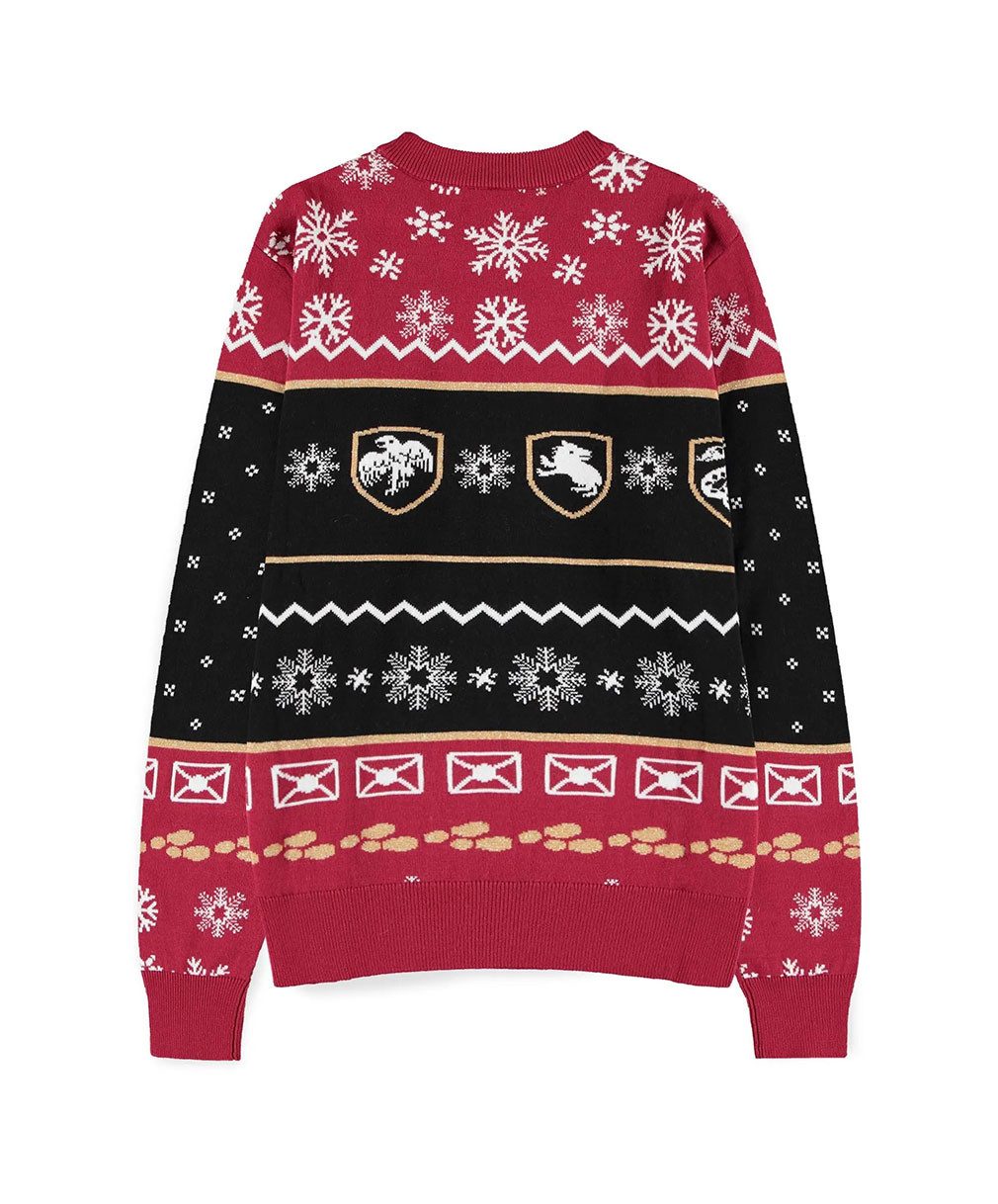Harry Potter Weihnachtspullover Hogwarts Crest Christmas Sweater