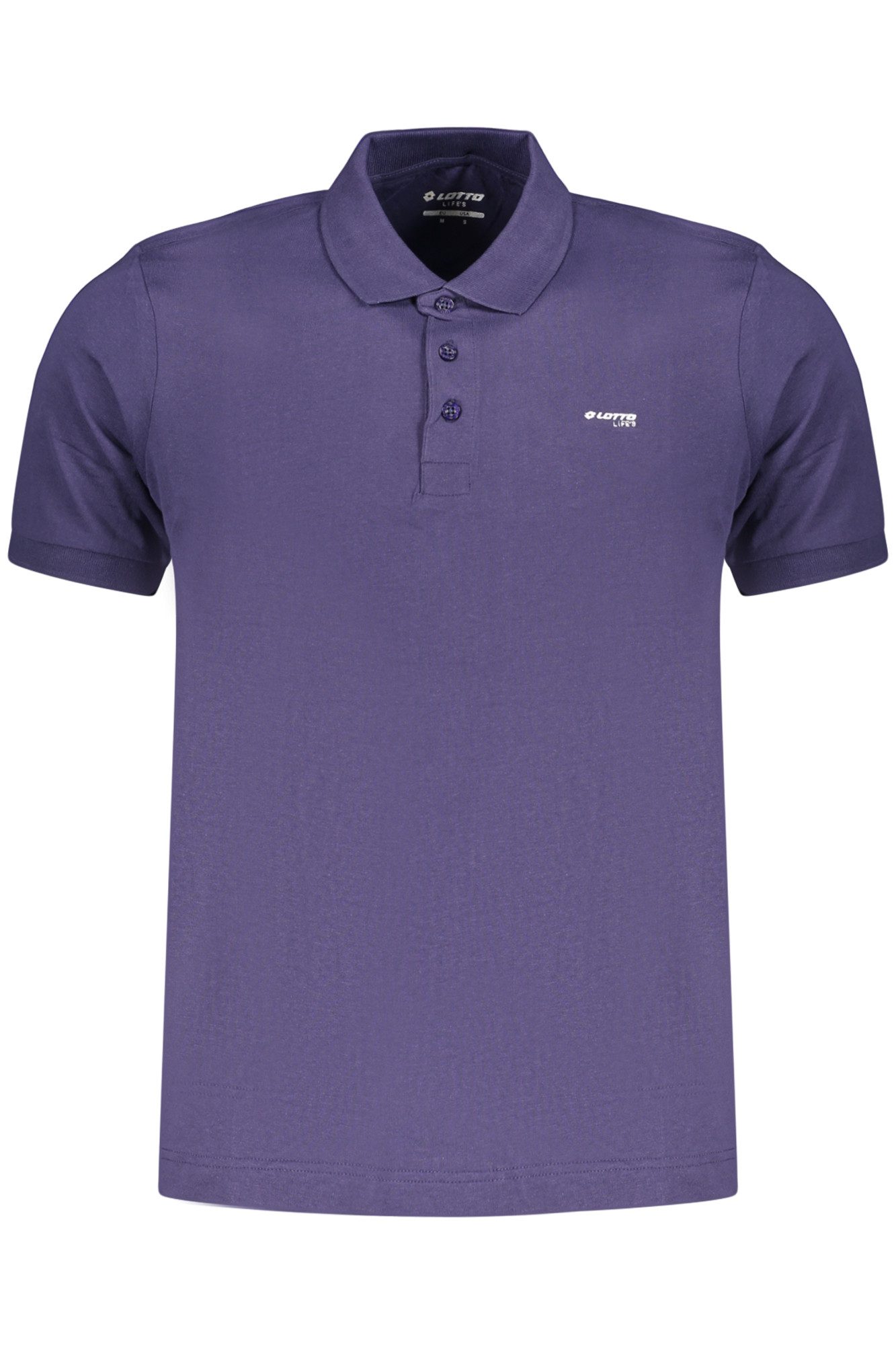Lotto Poloshirt Stilvolles blaues Herren-Poloshirt mit Stickerei