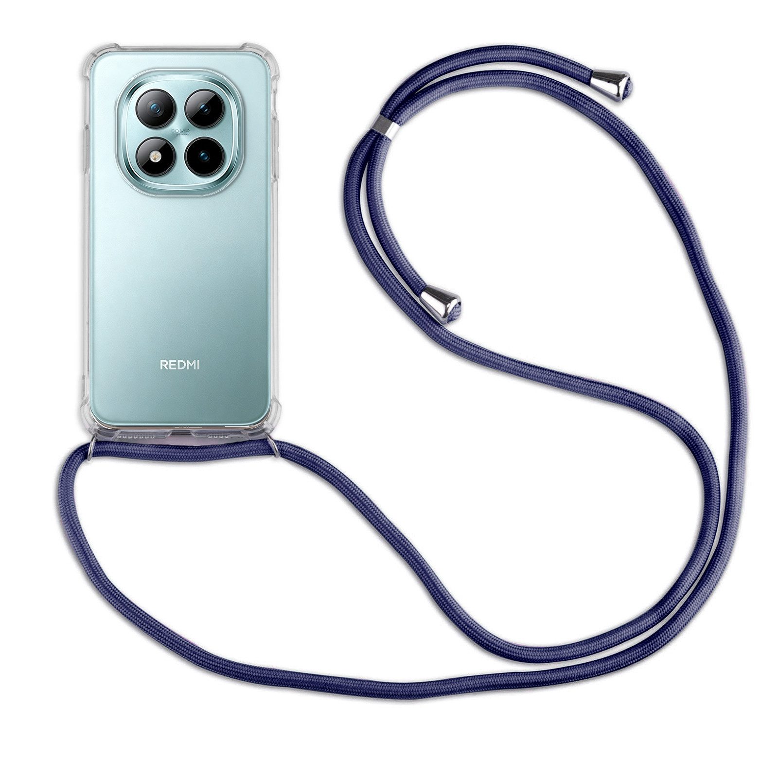 betterfon Handykette für Xiaomi Redmi Note 15 Serie Handyhülle mit Band & Kordel Kette in, Premium-Panzerung – stoßfest, kratzresistent & passgenau