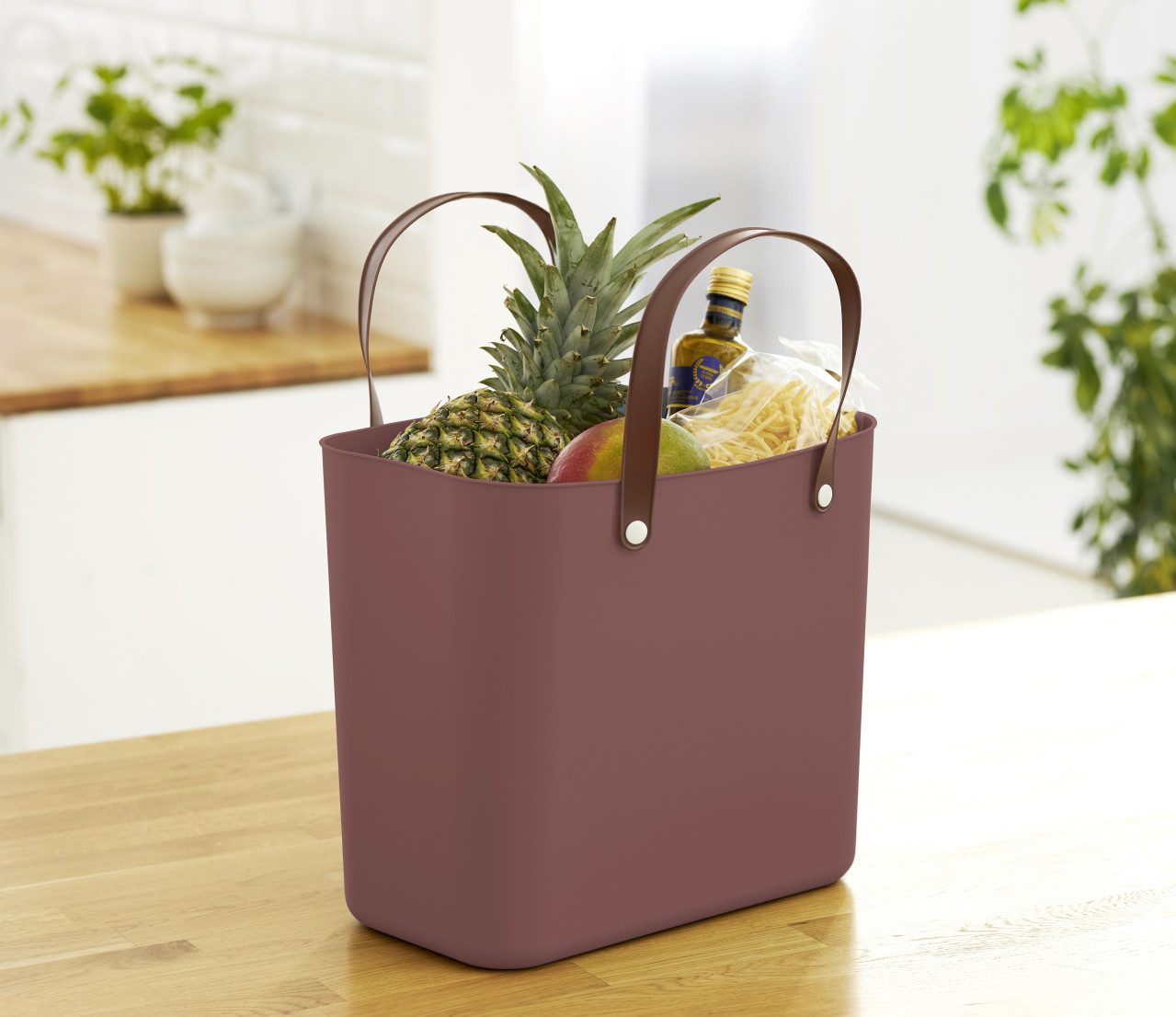 ROTHO Einkaufskorb Rotho Einkaufskorb Albula 25 L weinrot günstig online kaufen