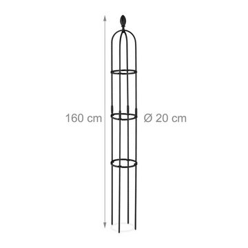 relaxdays Rankhilfe Rankhilfe 160 cm 2er Set