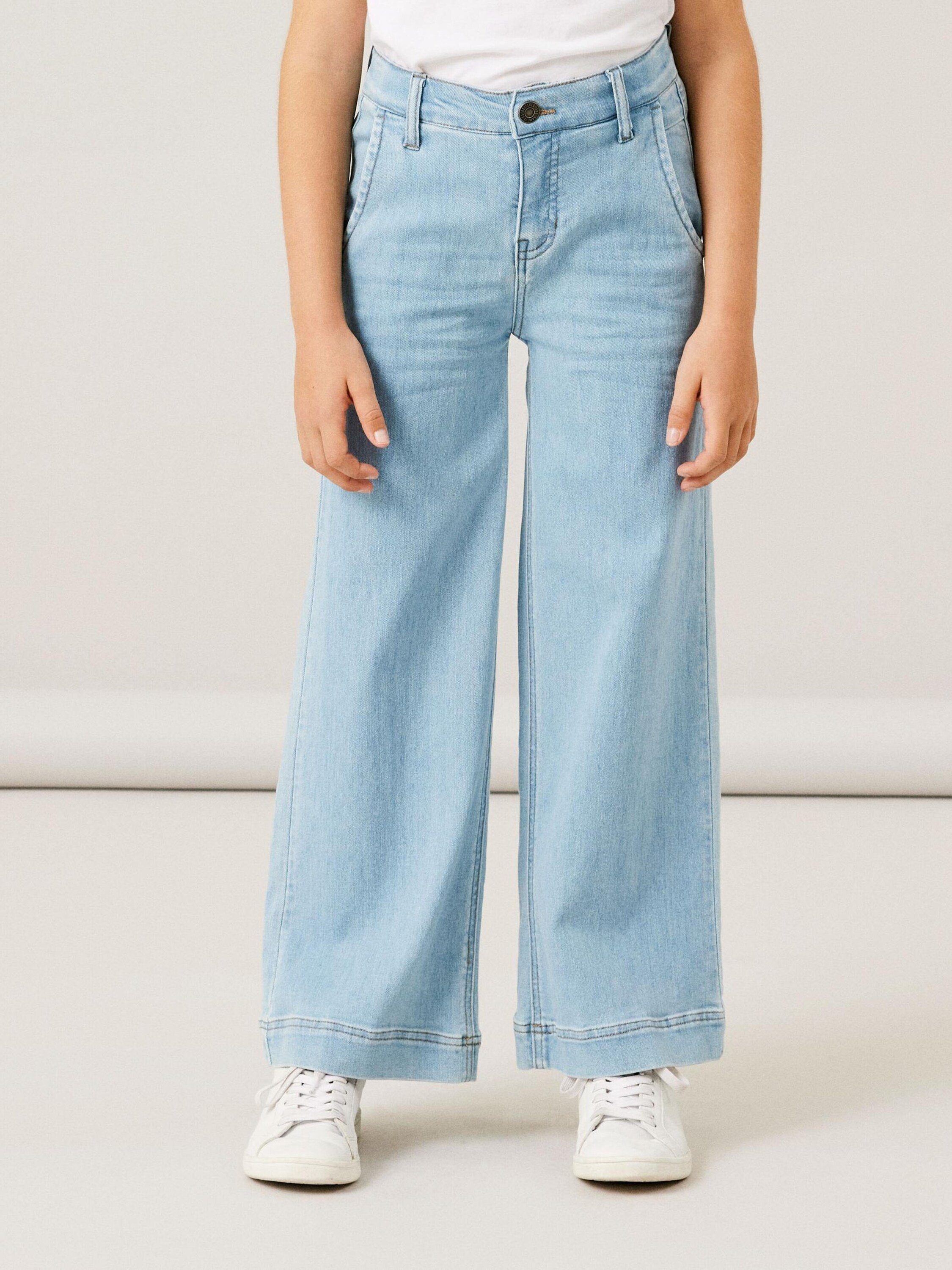 Jeans (1-tlg) Weite Name Details Plain/ohne It Bella