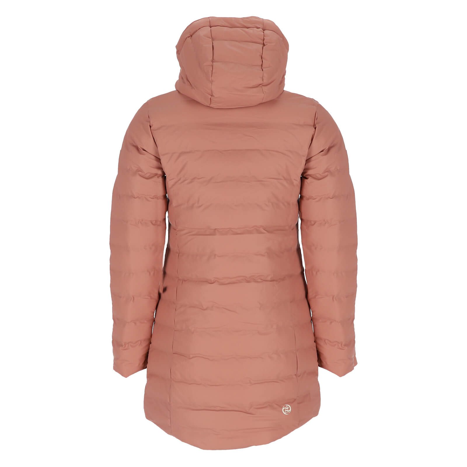 Dry Fashion Regenmantel Danzig Damen PU-Mantel Danzig gesteppt - Steppmantel Outdoor-Jacke Wind- & wasserdicht, Verschweißte Nähte, 2-Wege-Reißverschluss, Kapuze