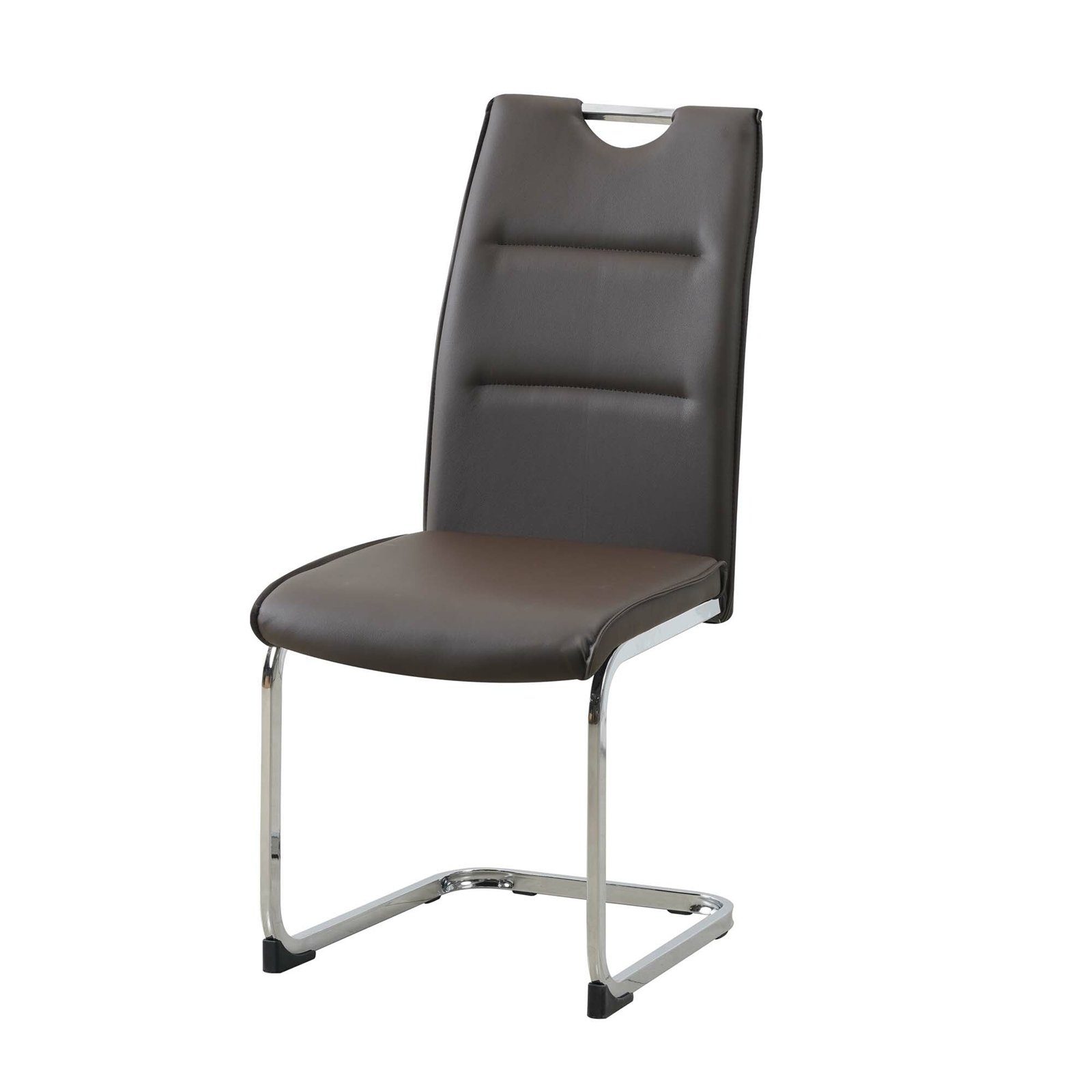 HTI-Line Esszimmerstuhl Schwingstuhl 4er Set PU braun DannyC (Set, 4 St), F günstig online kaufen