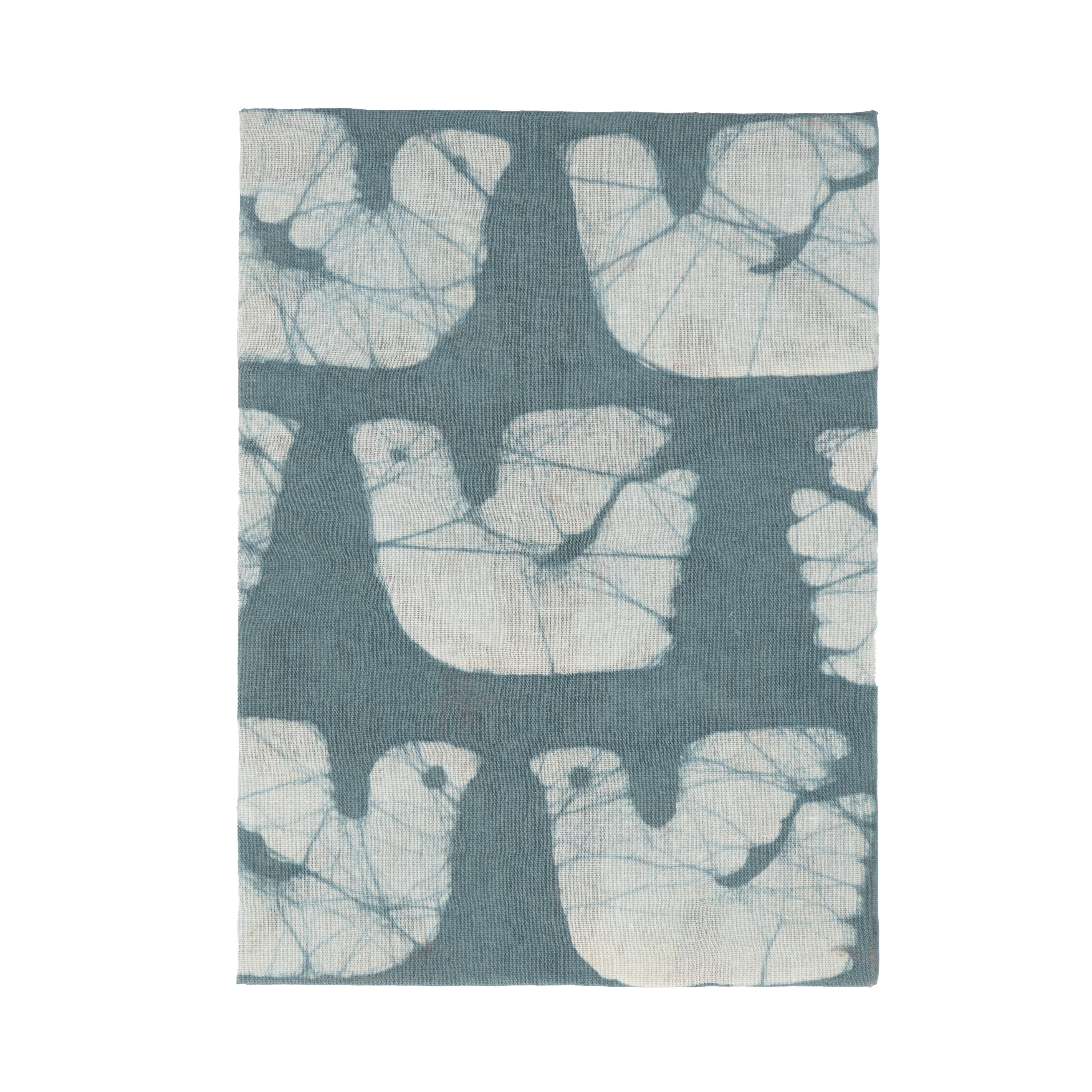 El Puente Notizbuch Notizbuch in Blau mit Friedenstauben-Motiv, Handmade, Handmade