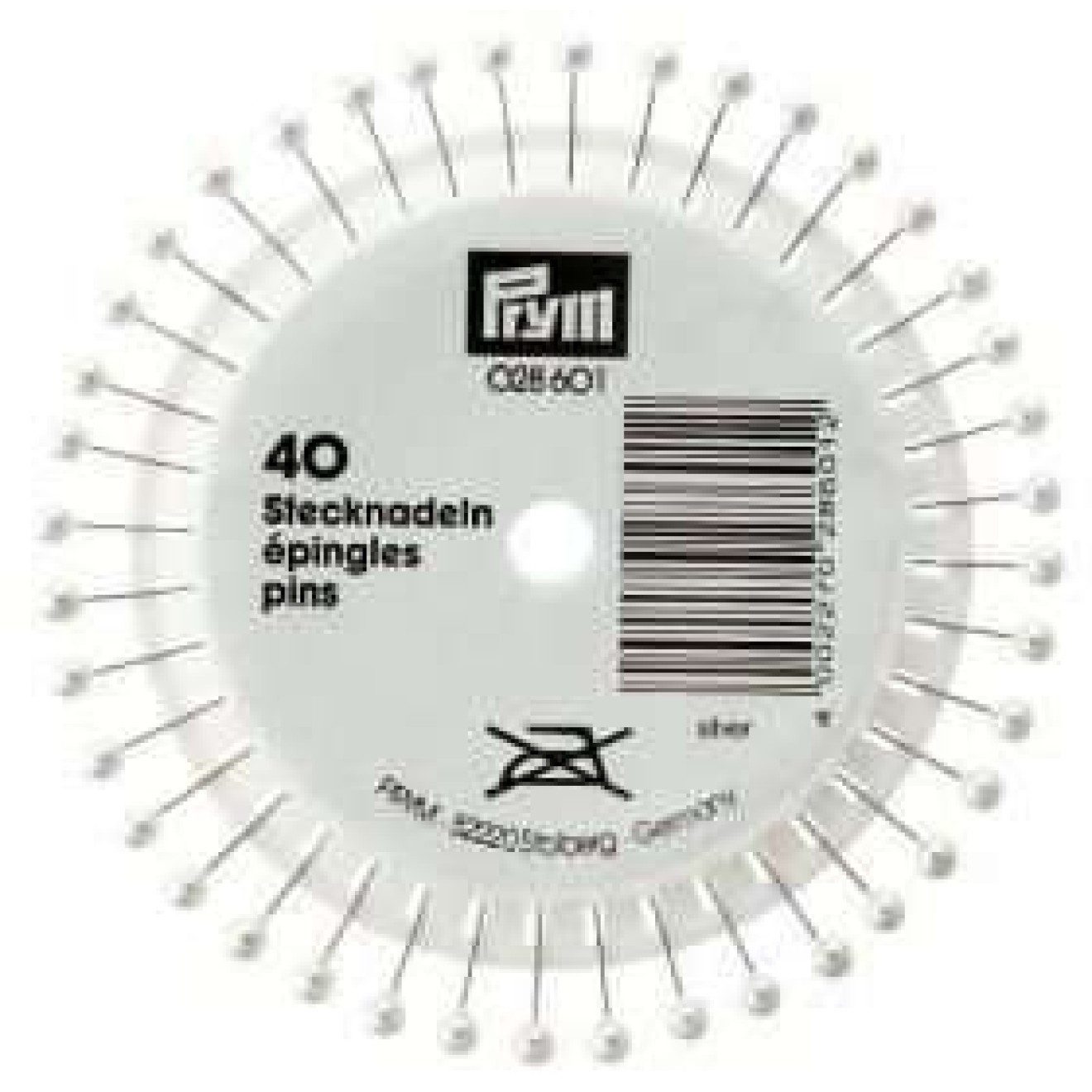 Stricknadeln Perlkopf-Stecknadeln 0,65x38 mm 40 St