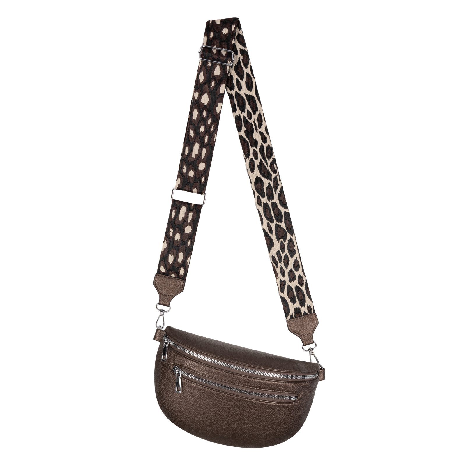 EAAKIE Gürteltasche Bauchtasche Umhängetasche Crossbody-Bag Kunstleder Ital günstig online kaufen