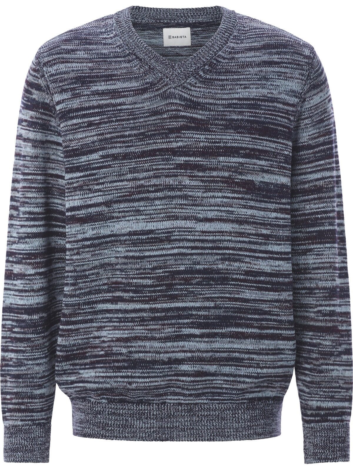 Babista V-Ausschnitt-Pullover OLIVAR mit Mustereffekt